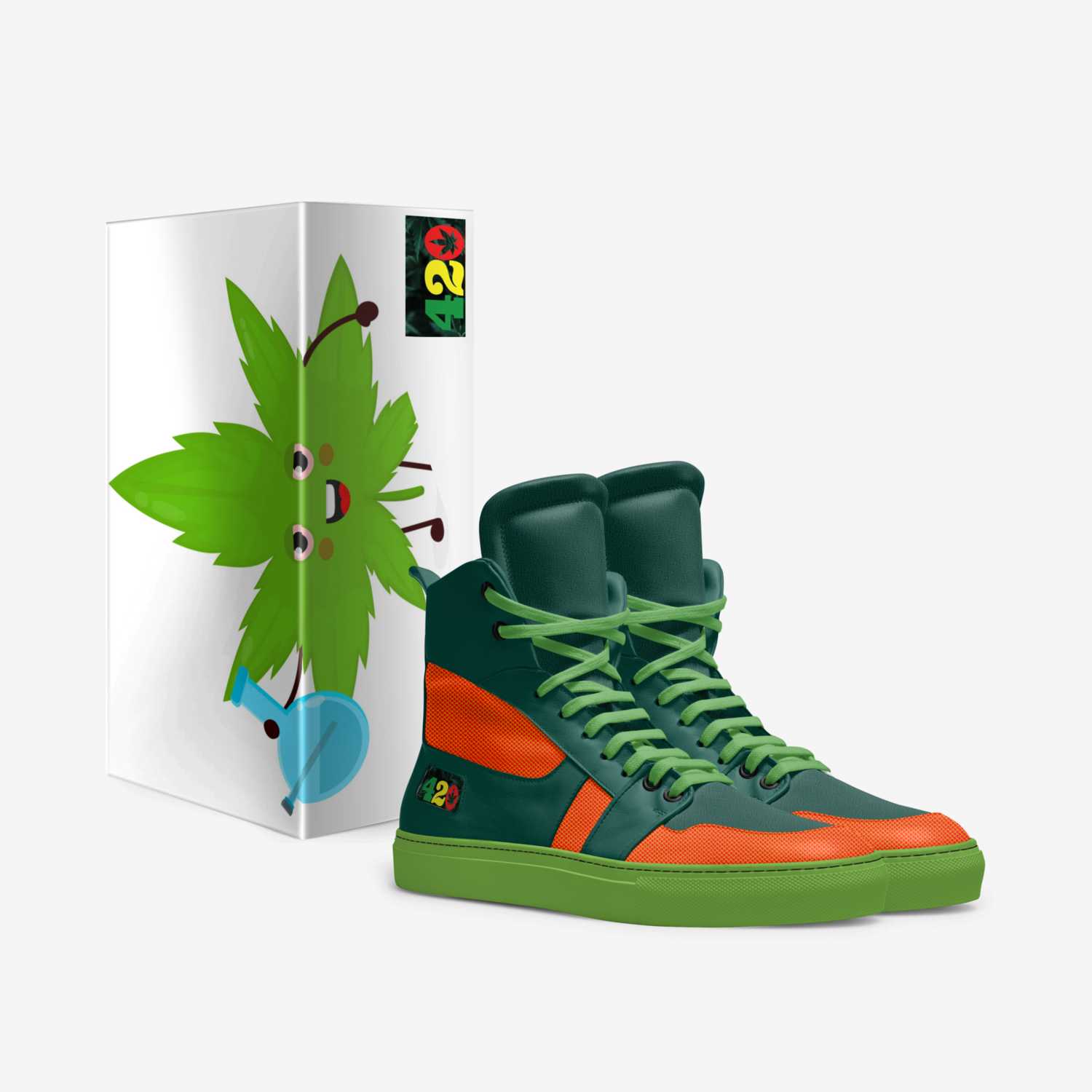 The High one custom made in Italy shoes by Chevis Taylor | Box view