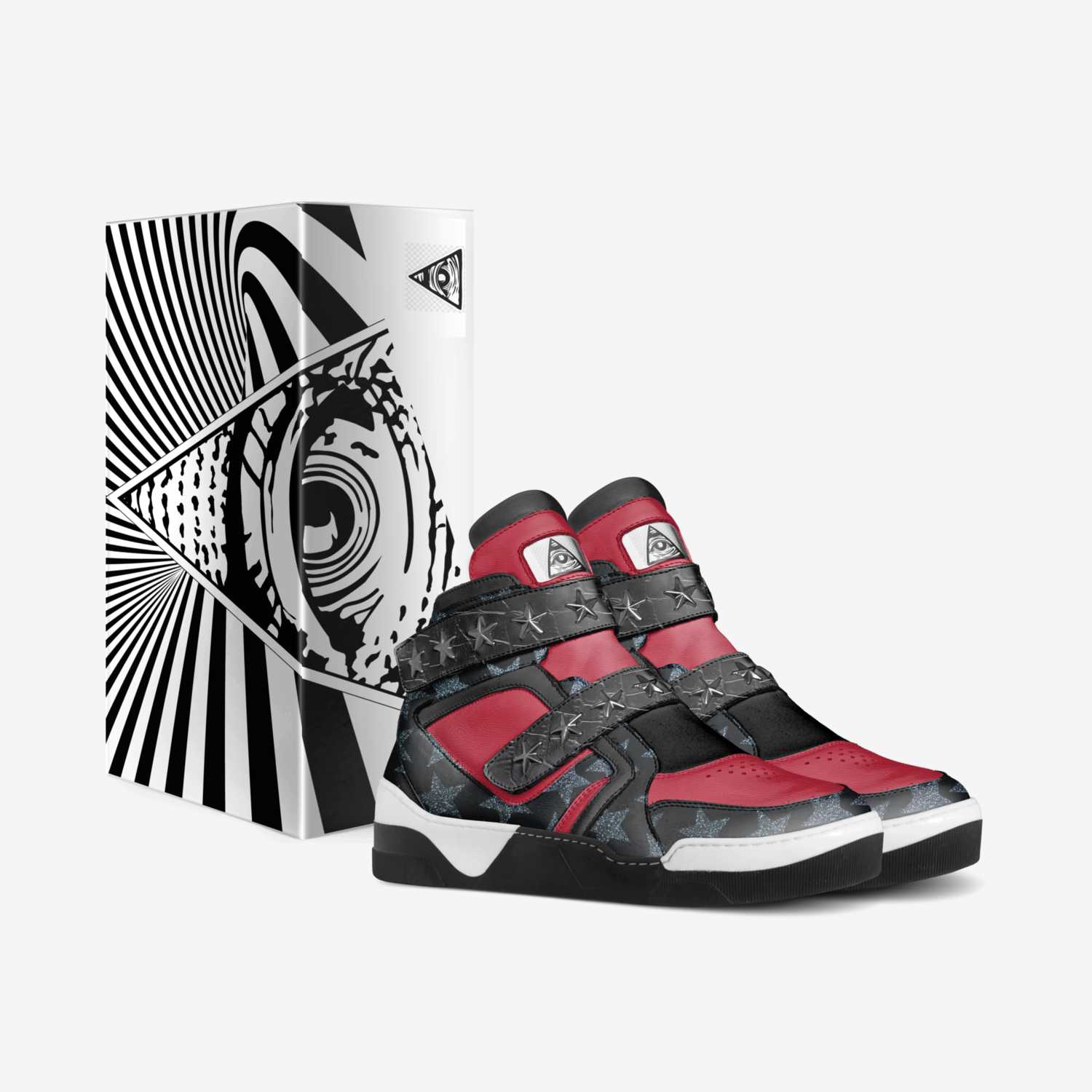 Illuminati Stars custom made in Italy shoes by Dope Chef | Box view
