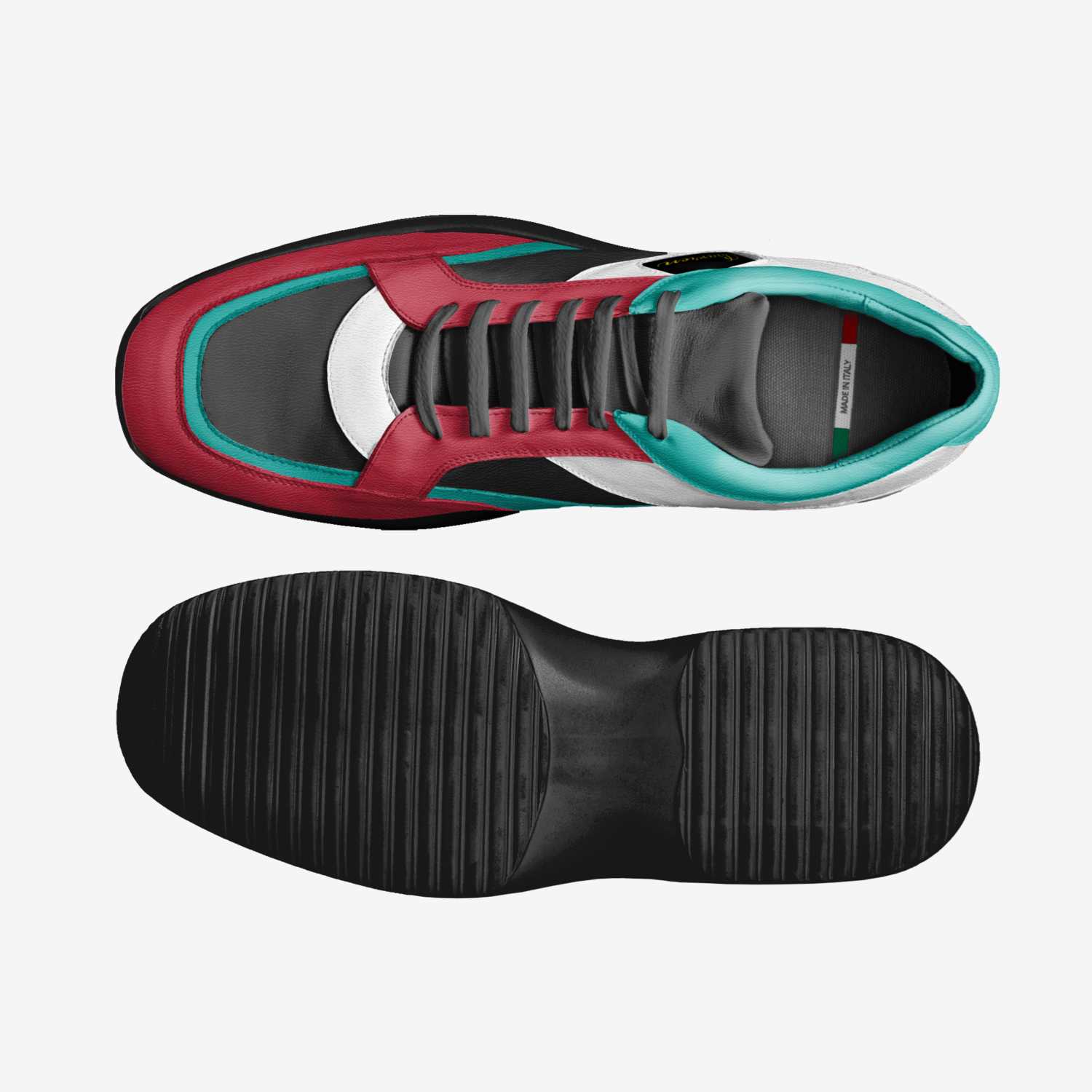 Workforce 1 custom made in Italy shoes by Jamee Barren | Top view