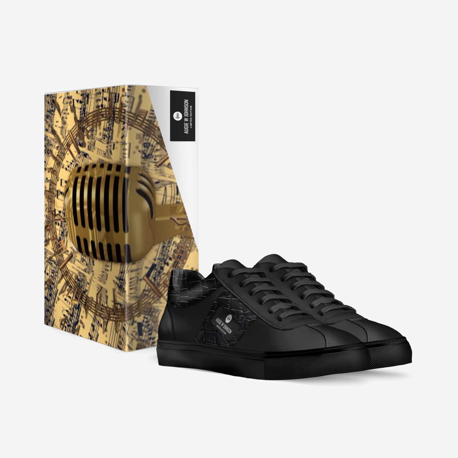 Augie W Johnson custom made in Italy shoes by Tishema Johnson Cromwell | Box view