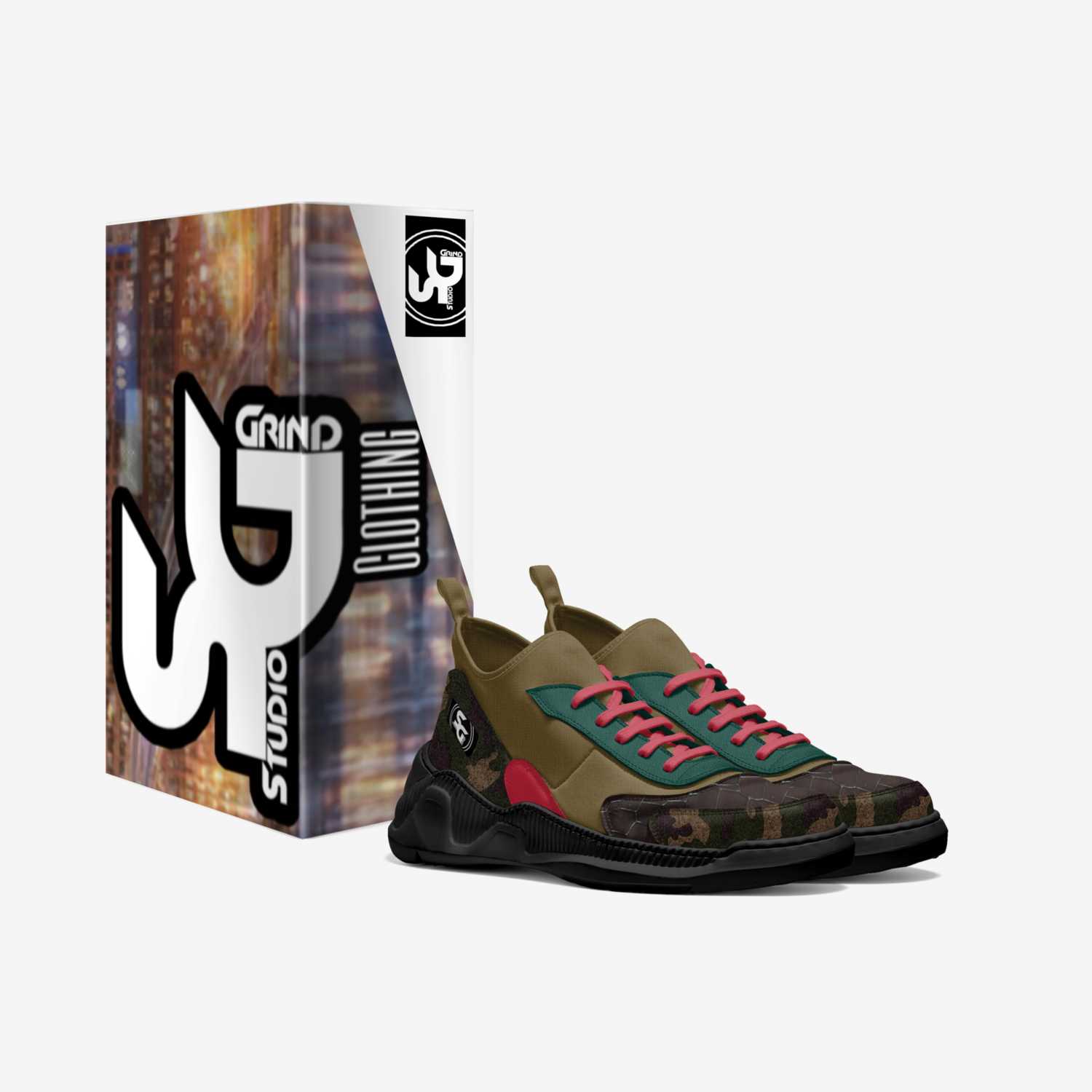 SG Mid KZR 1s custom made in Italy shoes by Studiogrind Clothing Llc | Box view