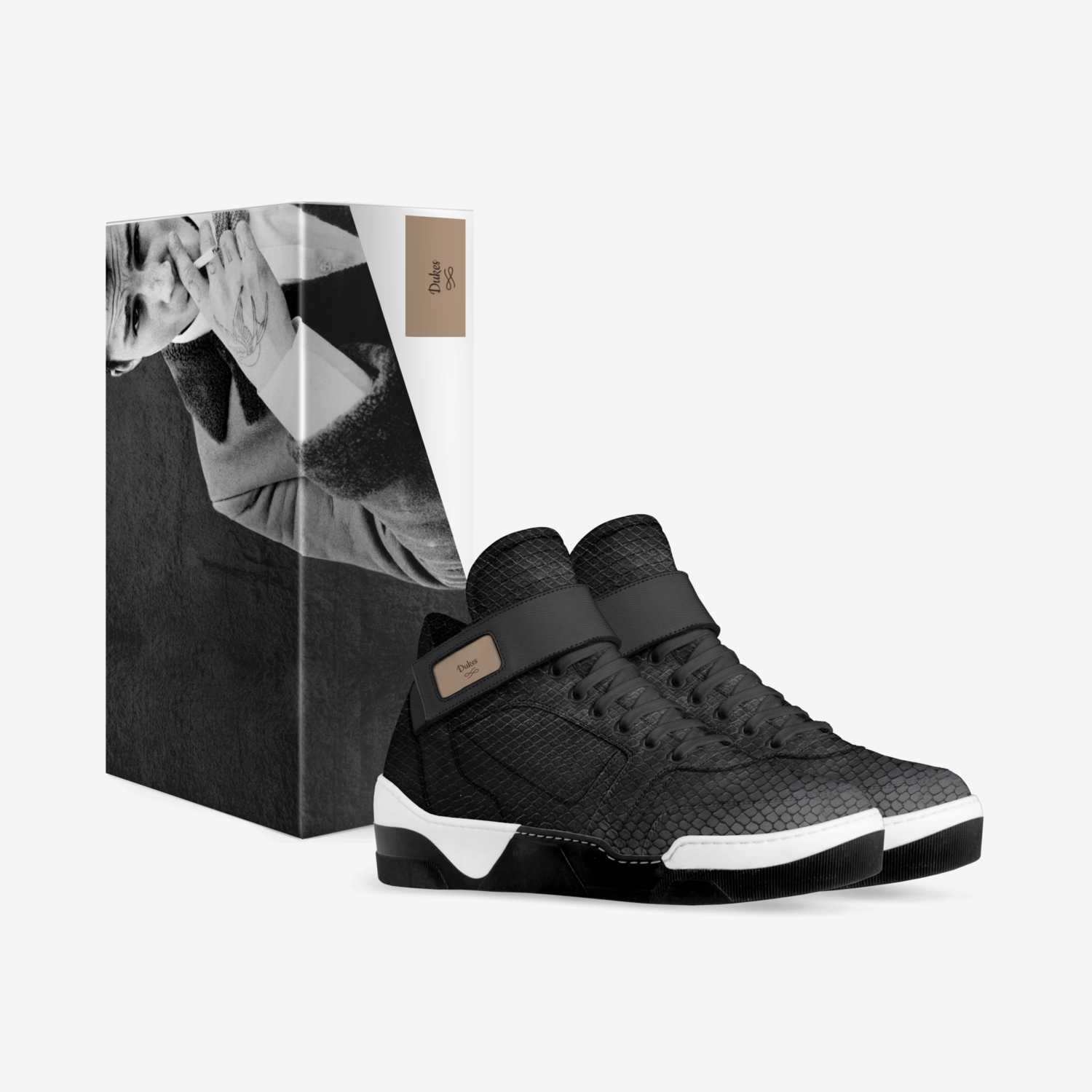 Duke Men's   custom made in Italy shoes by Arnett Hankerson | Box view