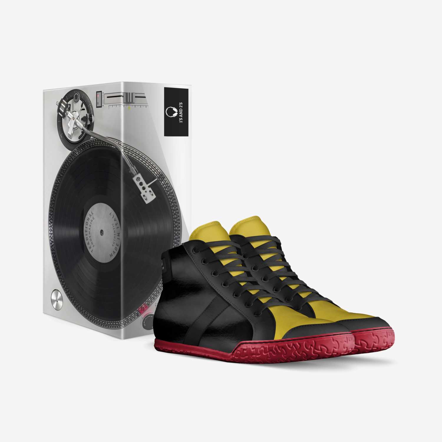 1's and 2's custom made in Italy shoes by Patrick S. Charlemagne | Box view