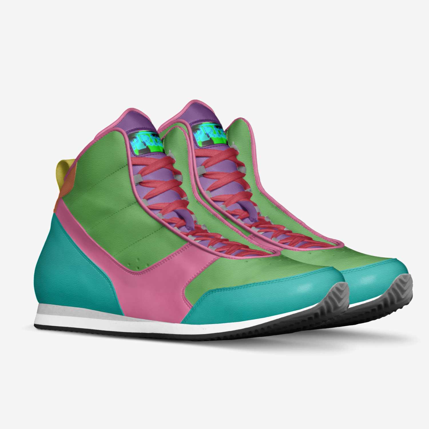 Fruit custom made in Italy shoes by Aye Lavender | Double view