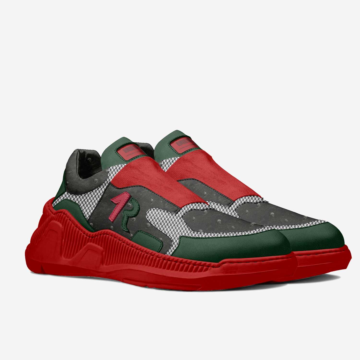 1708 MARCUS GARVEY custom made in Italy shoes by Ronald Roberts | Double view