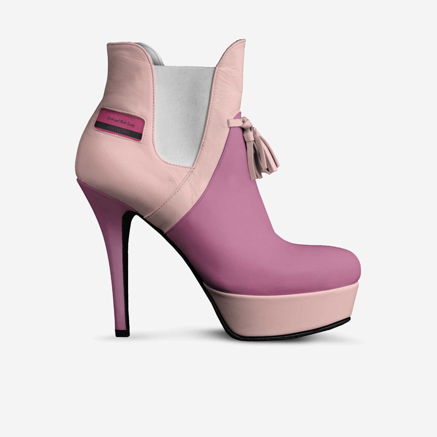 Rich and Rich Swag custom made in Italy shoes by Desiree Sims | Side view