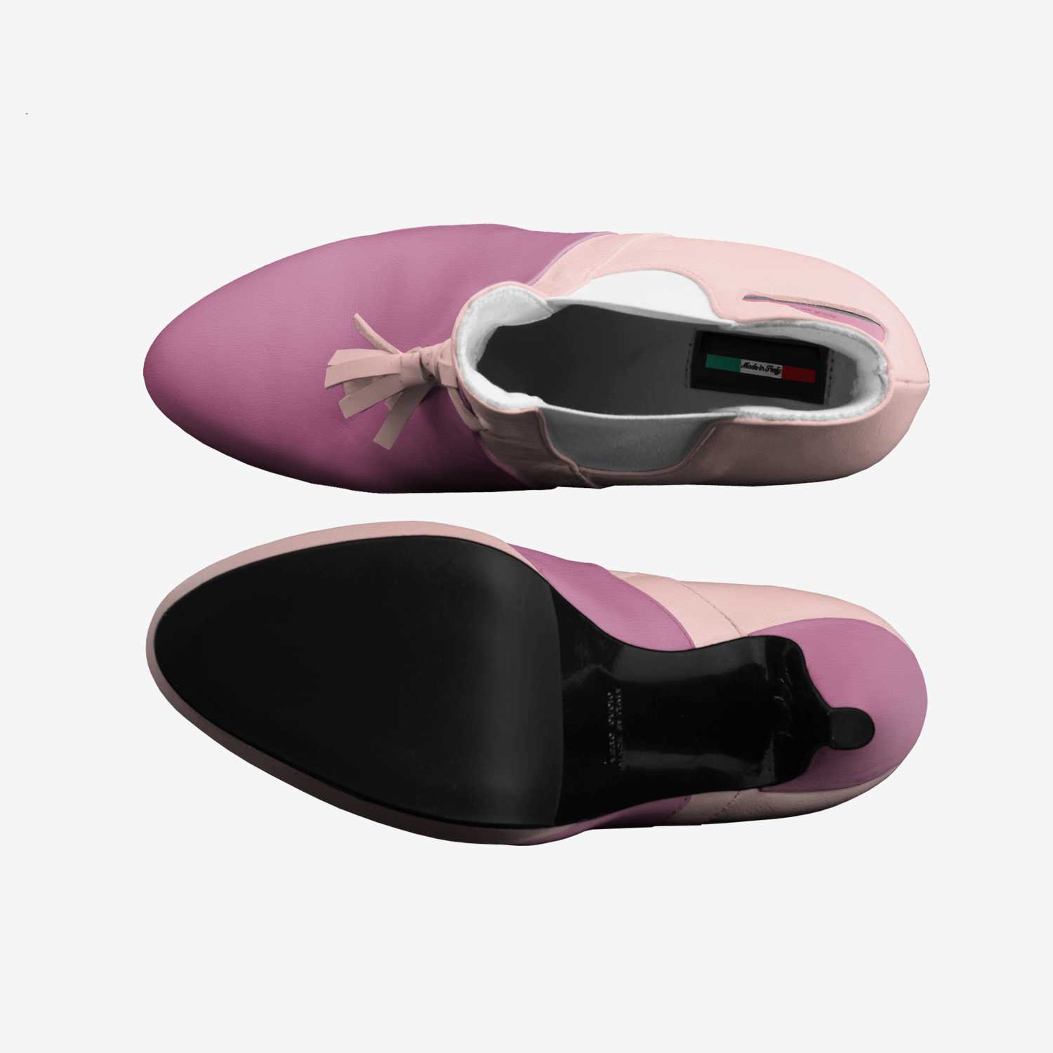 Rich and Rich Swag custom made in Italy shoes by Desiree Sims | Top view