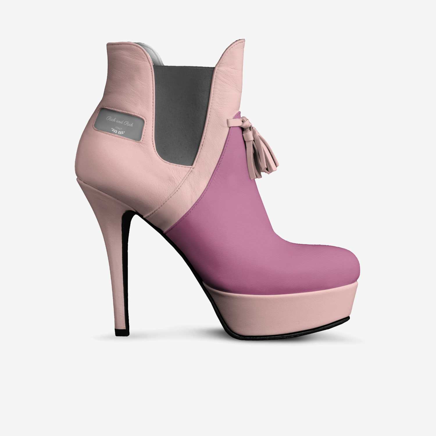 Rich and Rich  custom made in Italy shoes by Desiree Sims | Side view