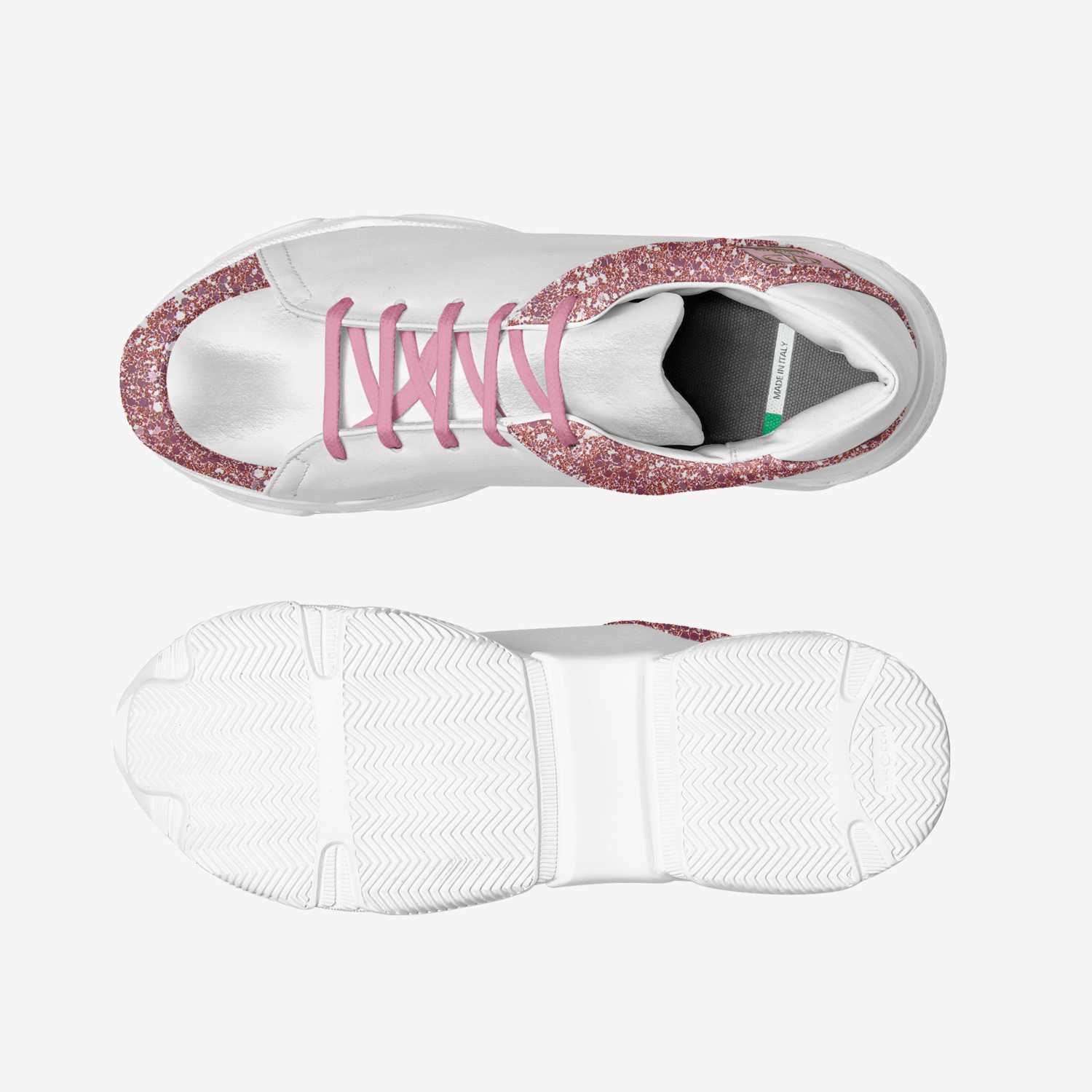 Hello Kara's Pair custom made in Italy shoes by Michael Porter | Top view