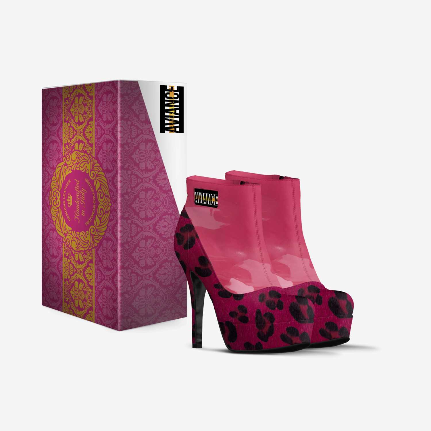 Aviance Allure custom made in Italy shoes by Evangeline Burgos | Box view