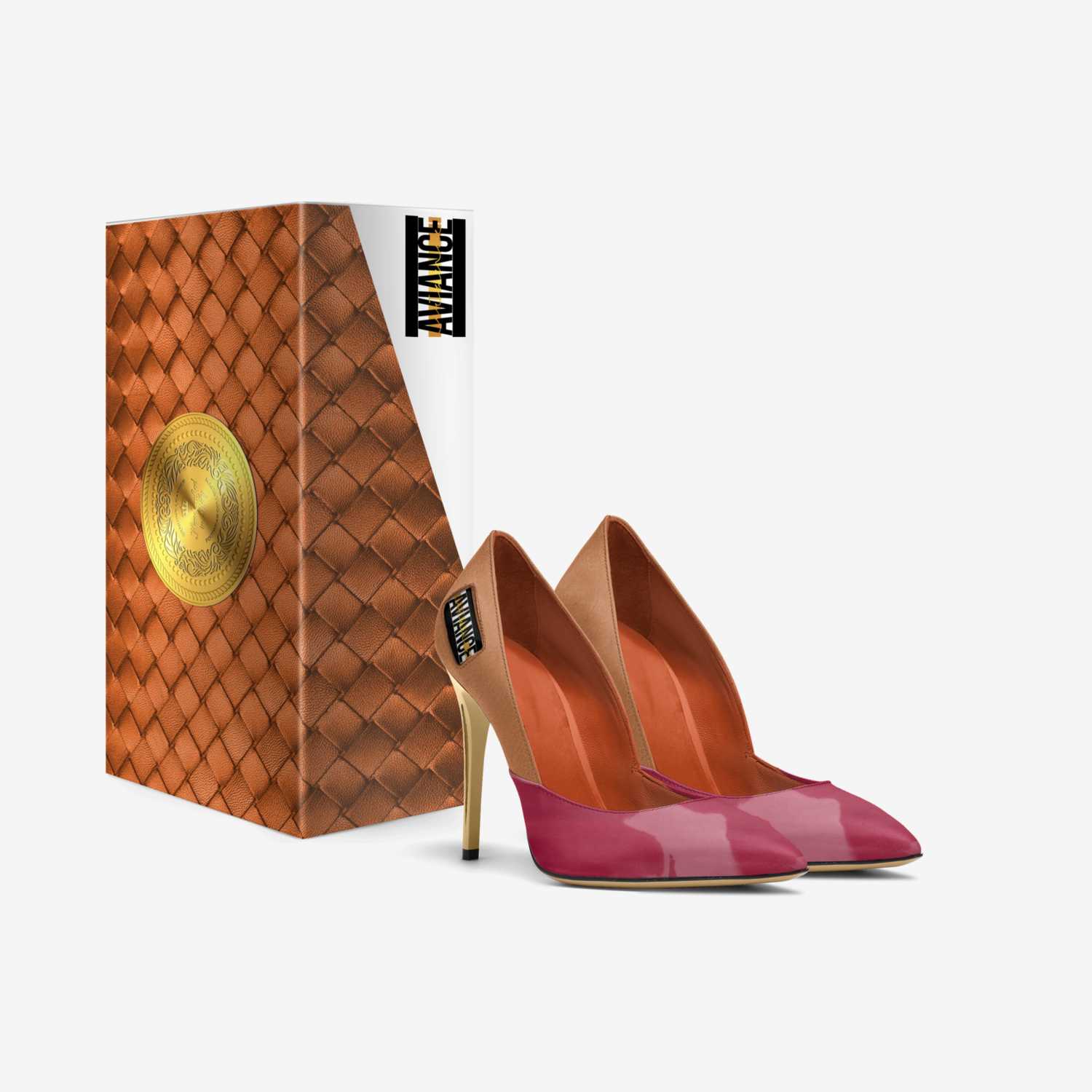 Aviance Desire custom made in Italy shoes by Evangeline Burgos | Box view