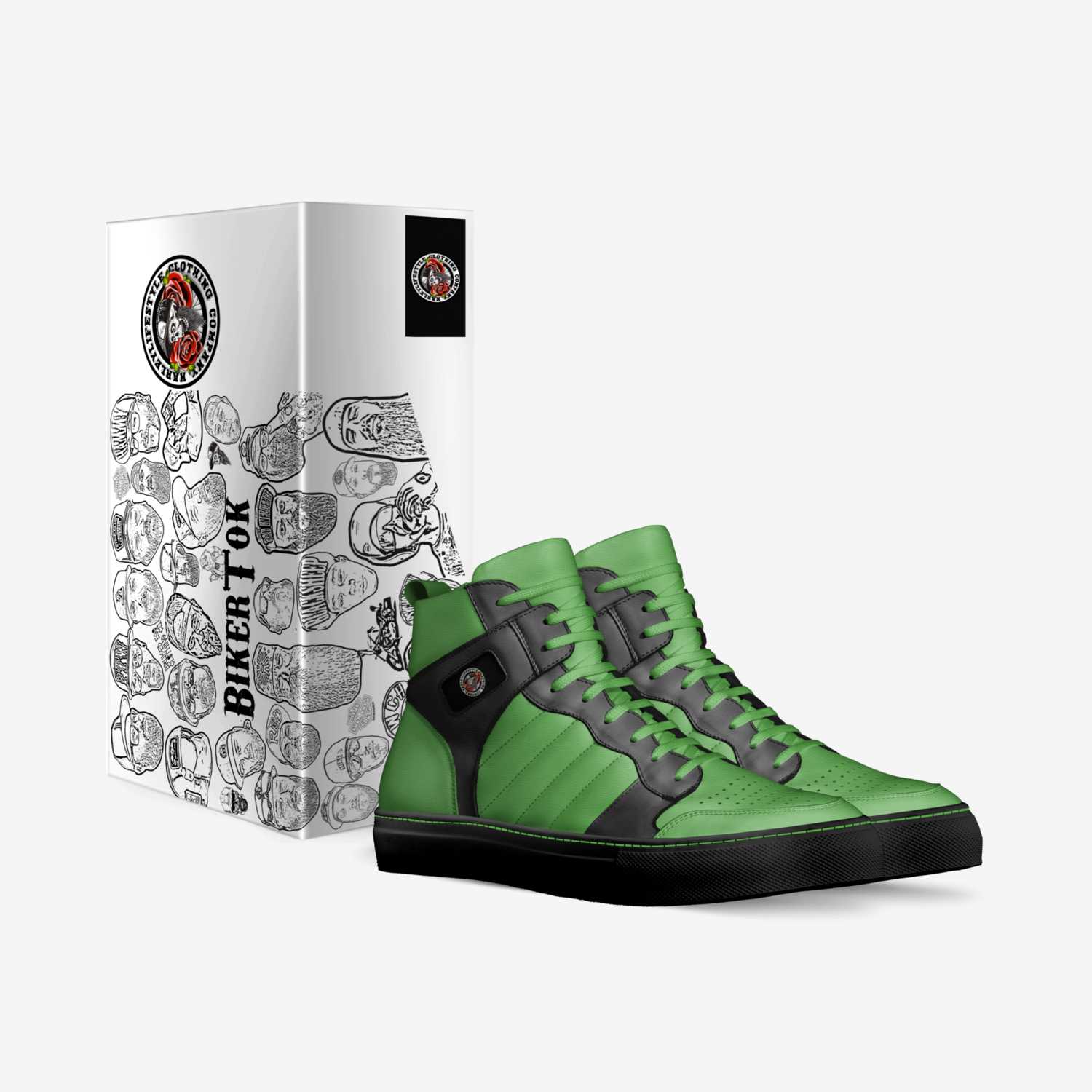 HarleyLifestyleIII custom made in Italy shoes by Shawn Barrickman | Box view