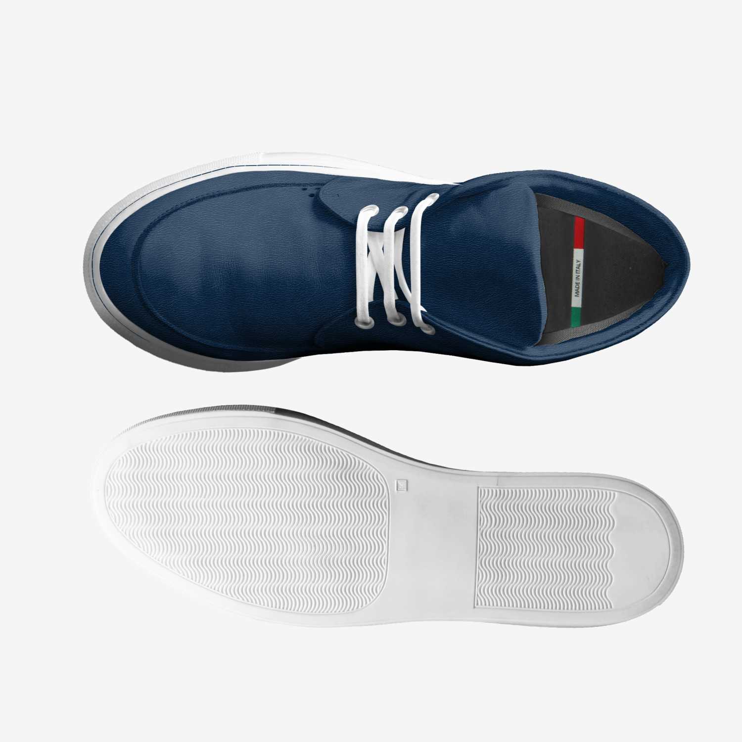 BENZEDEK BLUE custom made in Italy shoes by Benson Singh Bhamra | Top view