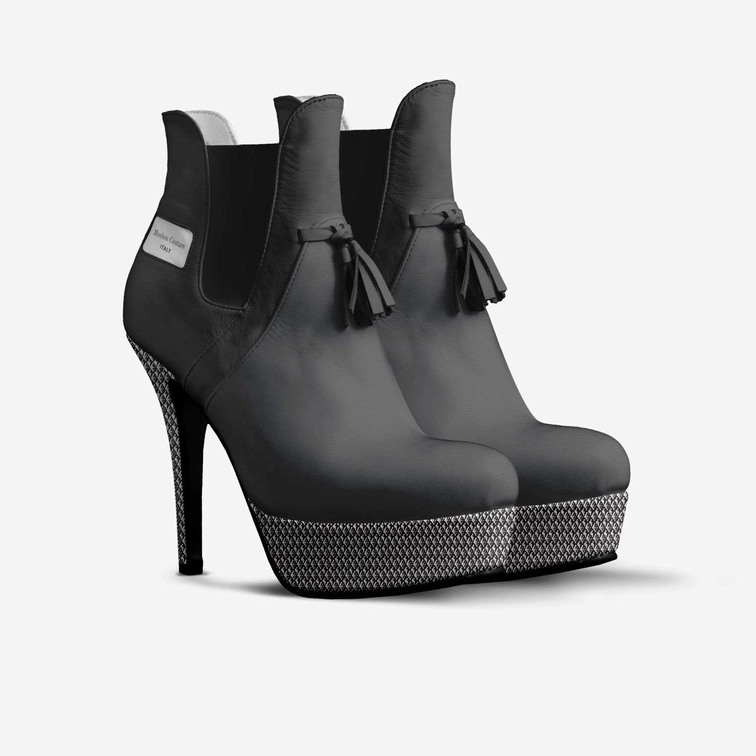 Mushou Couture custom made in Italy shoes by Marcus Jones | Double view