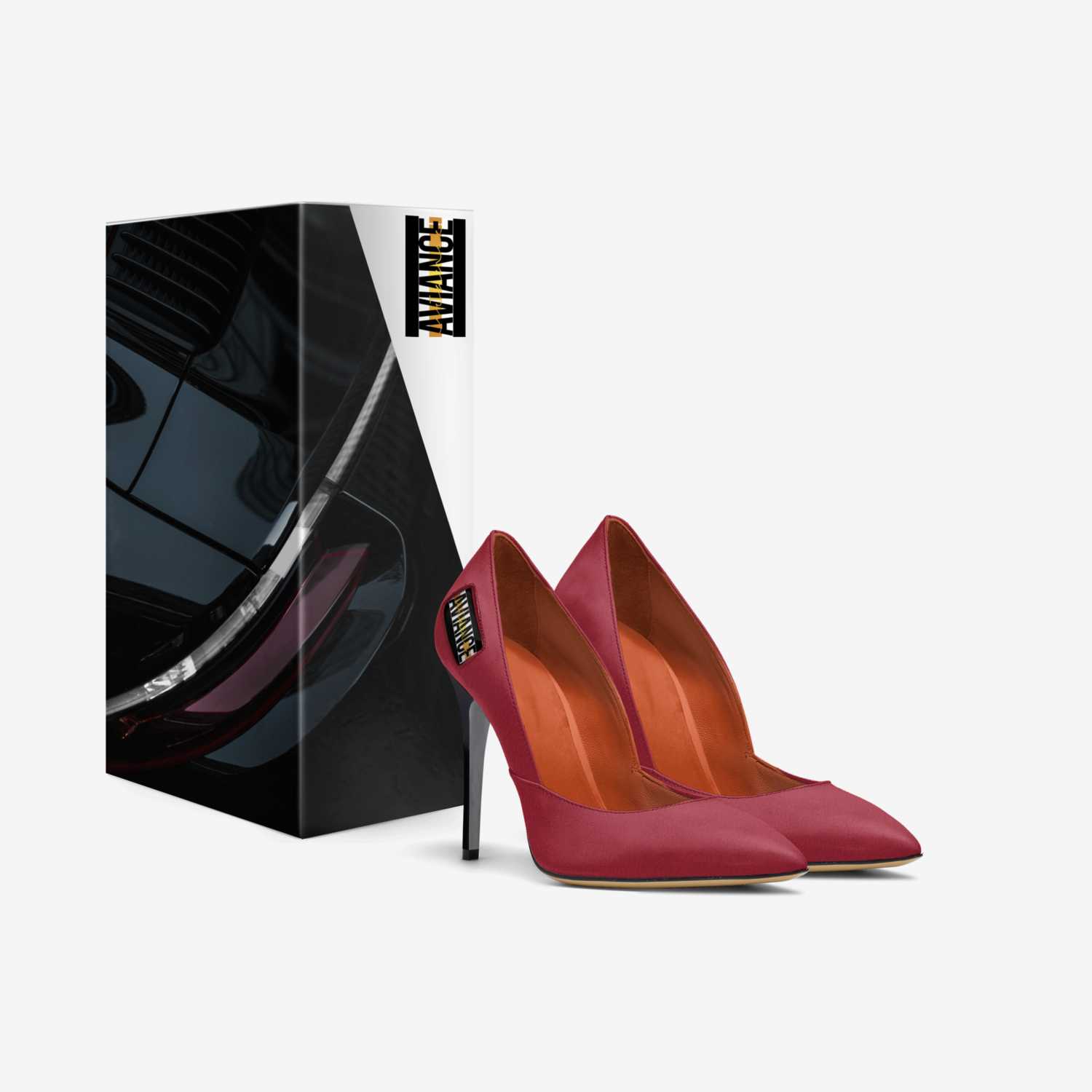 Aviance Giavana custom made in Italy shoes by Evangeline Burgos | Box view