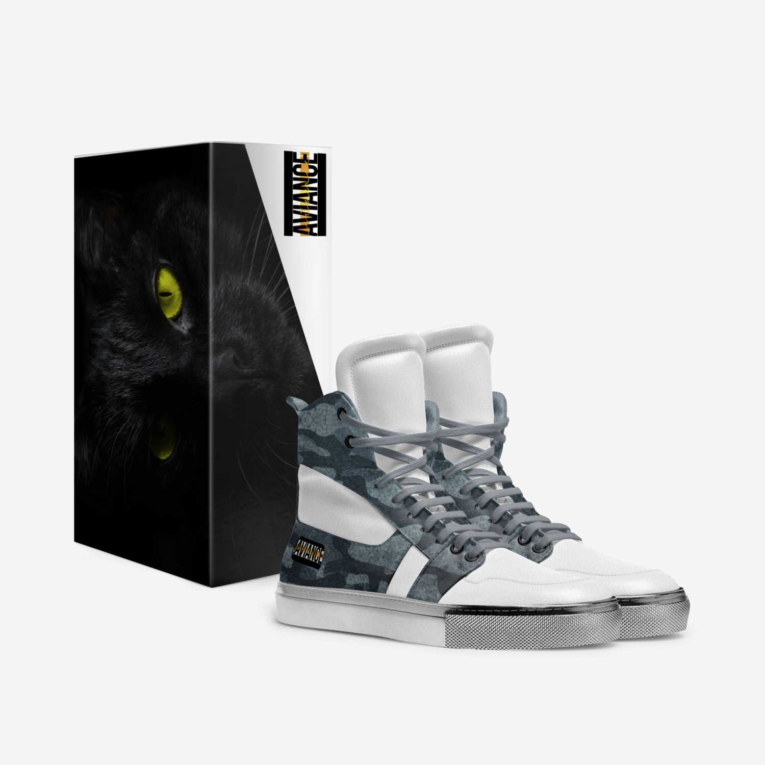 Aviance Haze custom made in Italy shoes by Evangeline Burgos | Box view