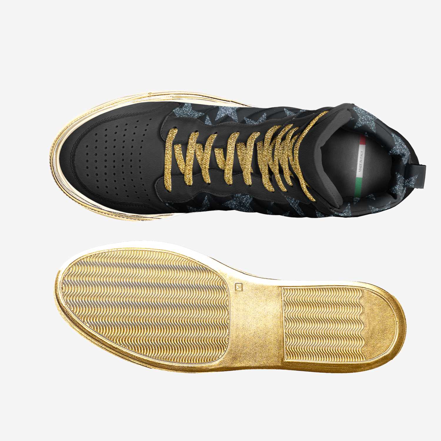 Dripz custom made in Italy shoes by Shawn Berry | Top view