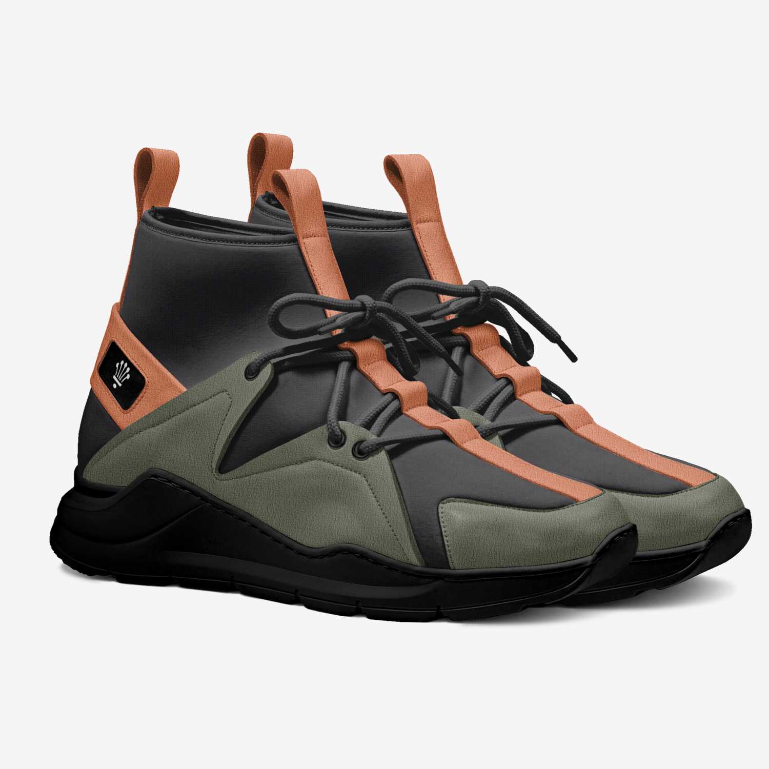 Indigenous 808 custom made in Italy shoes by Dorian Hall | Double view