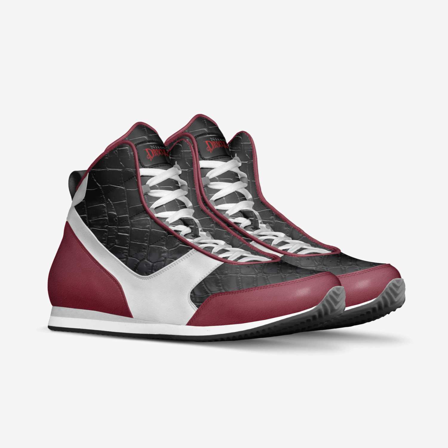 Nixon Dracula's custom made in Italy shoes by Ray Kolinski | Double view