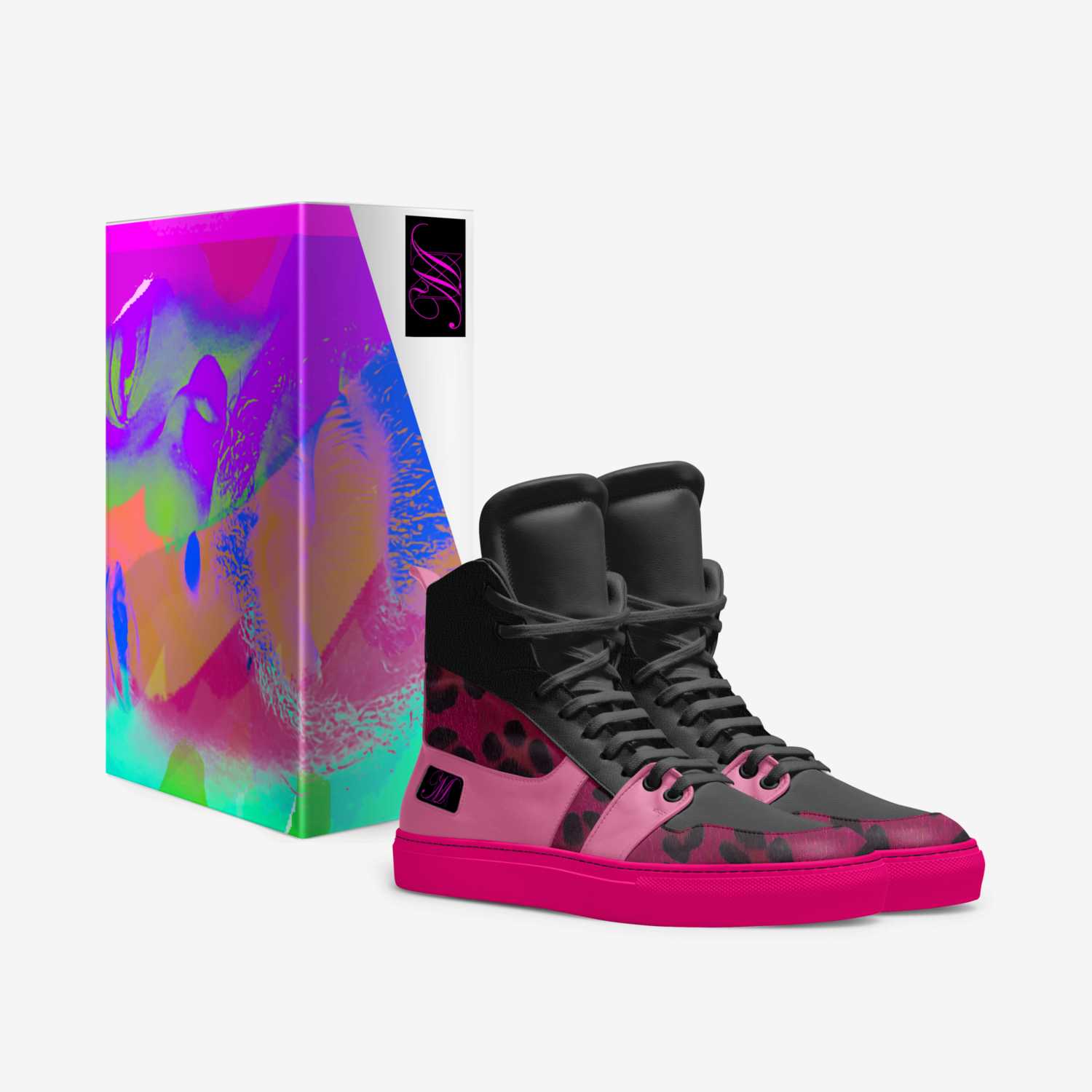 Sole on Pink Ice custom made in Italy shoes by Marcus Nobilisé | Box view
