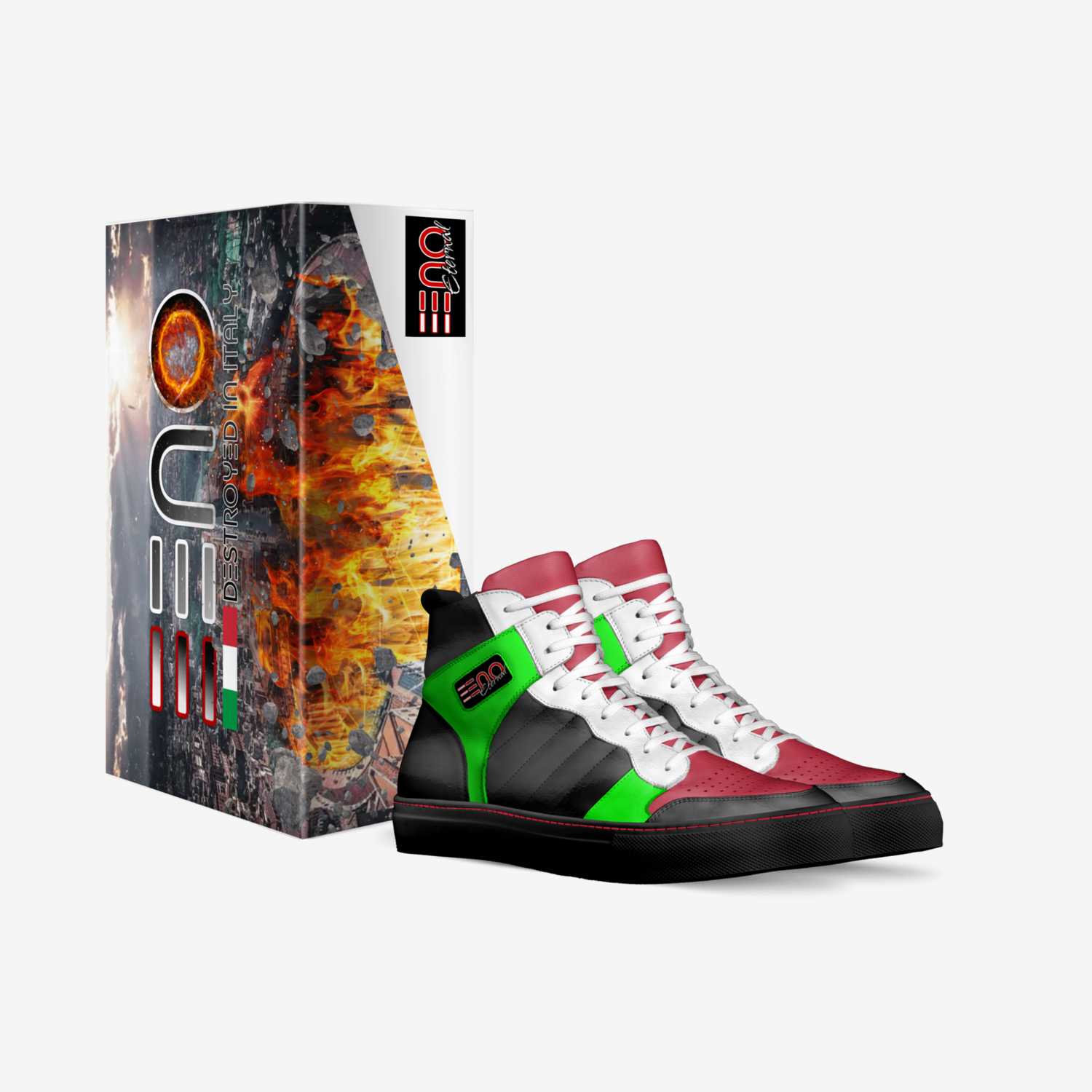 ENO ETERNAL custom made in Italy shoes by Redstar Mafia | Box view