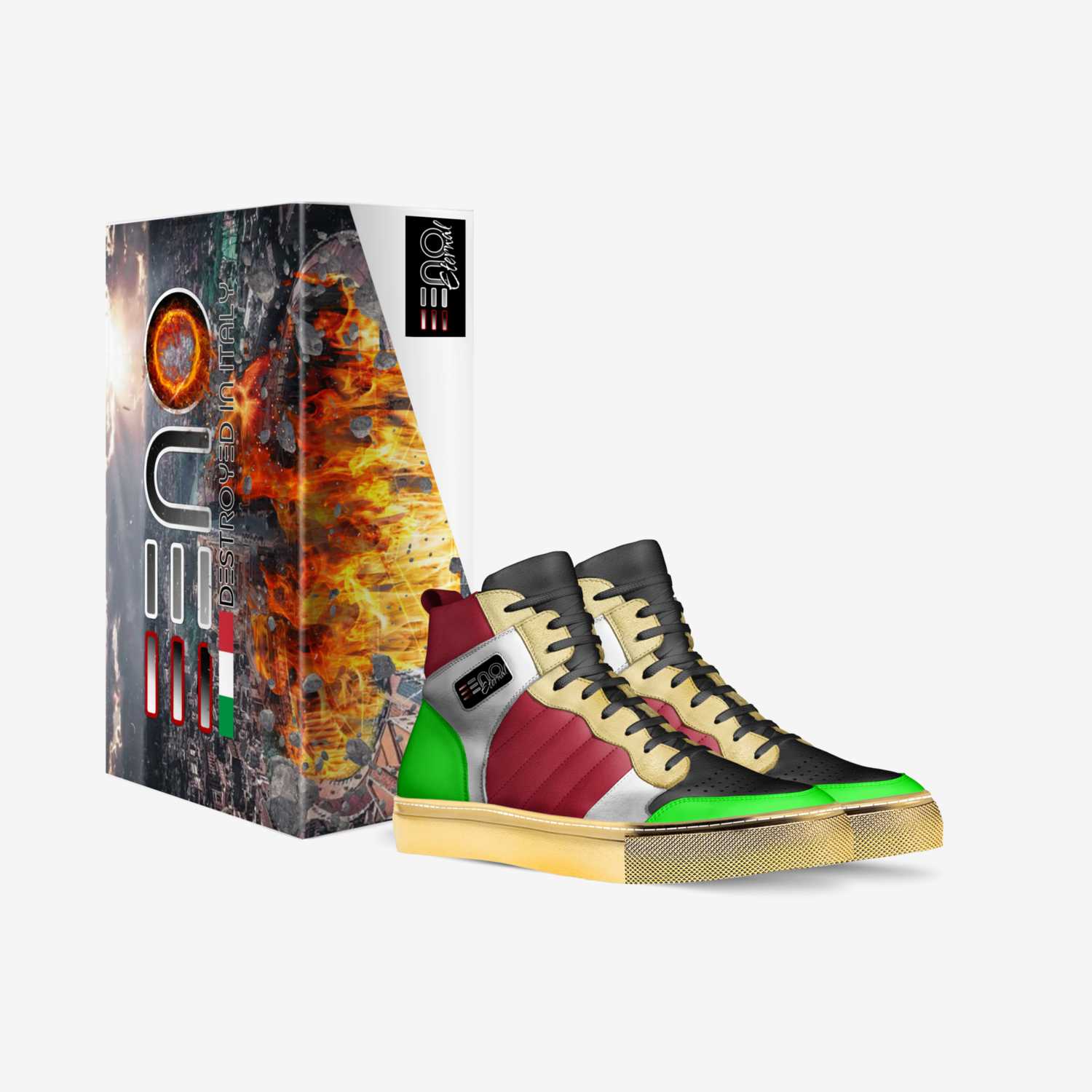 ENO ETERNAL  custom made in Italy shoes by Redstar Mafia | Box view