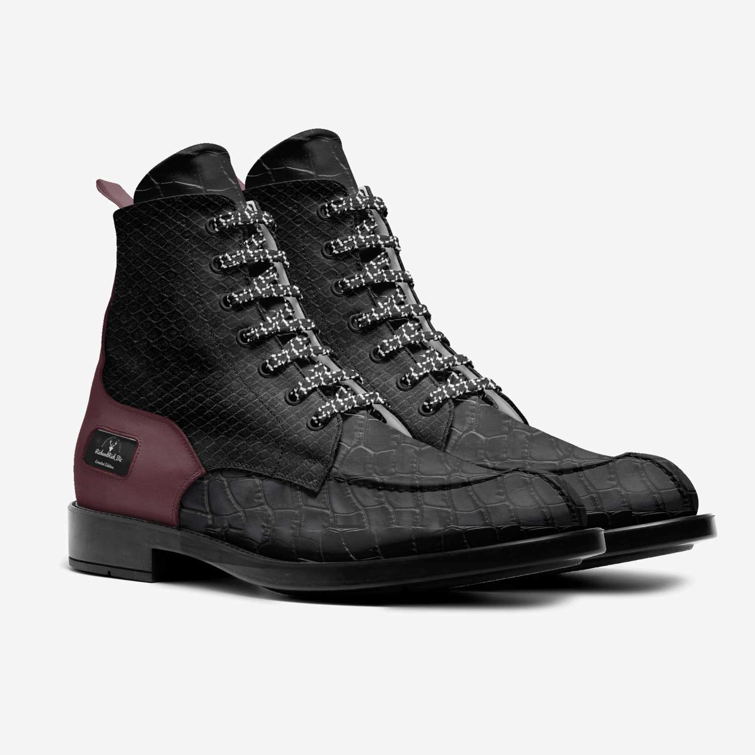 RichandRich_Biz custom made in Italy shoes by Desiree Sims | Double view