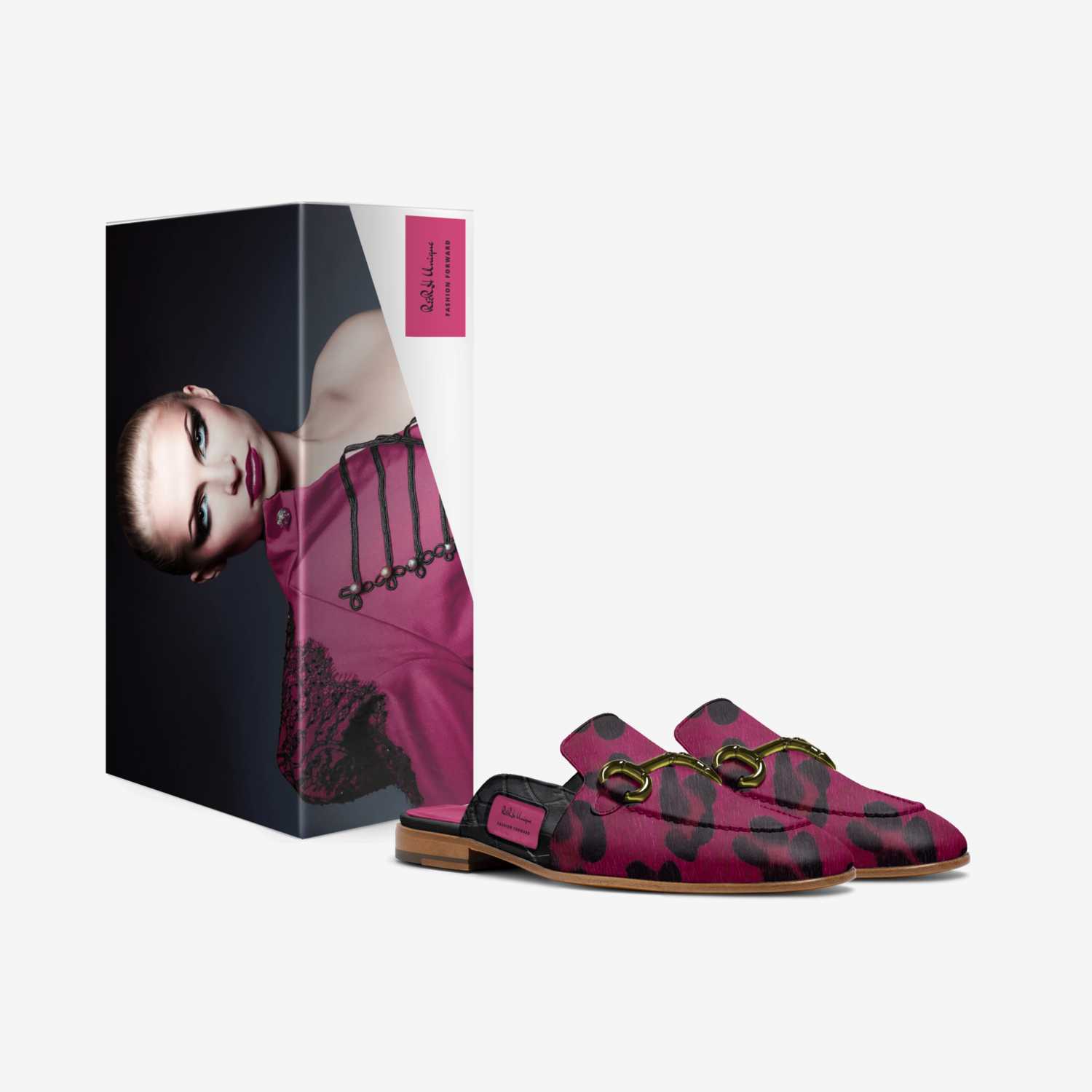 R&RH Unique custom made in Italy shoes by Desiree Sims | Box view
