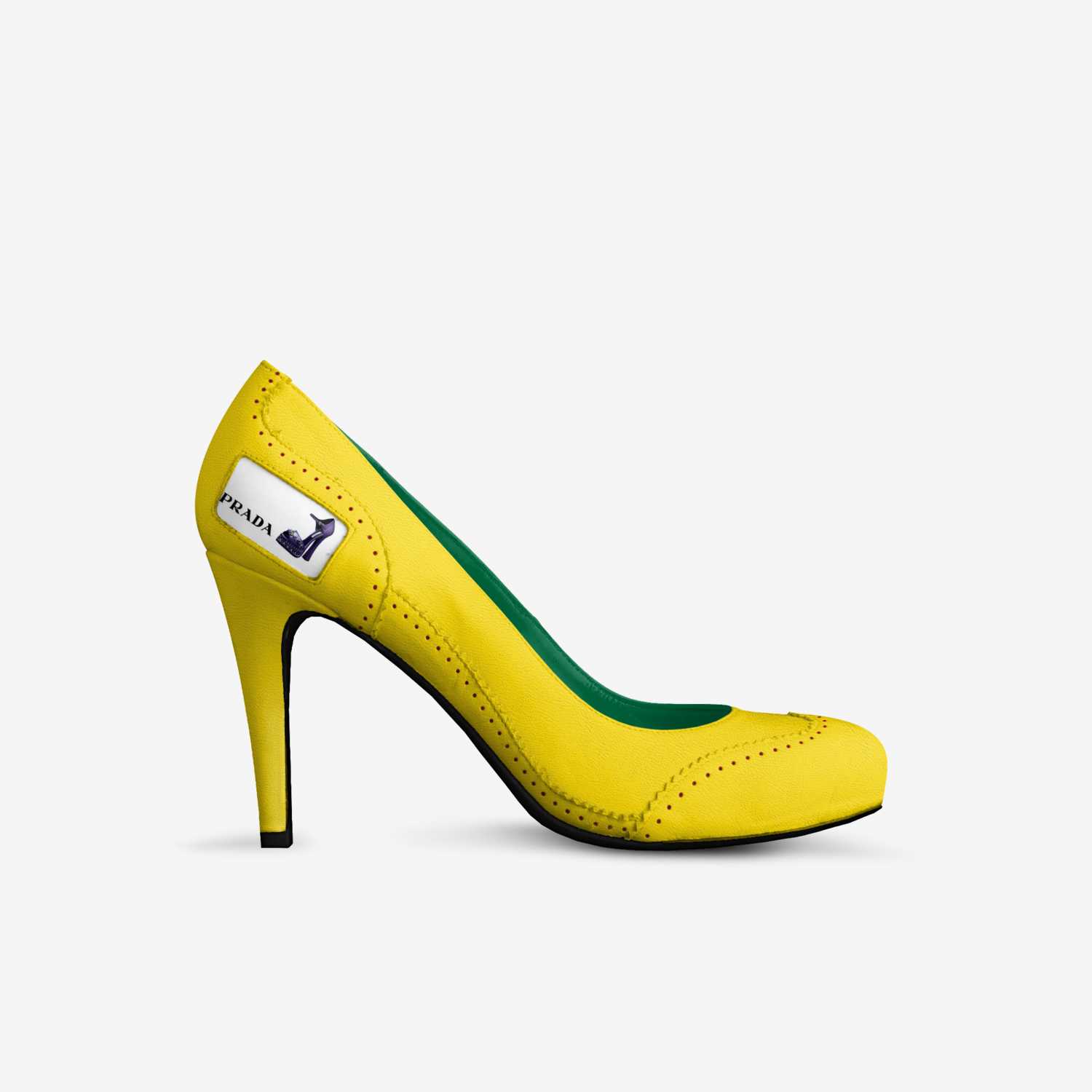 woman  custom made in Italy shoes by Keyon Douglas | Side view