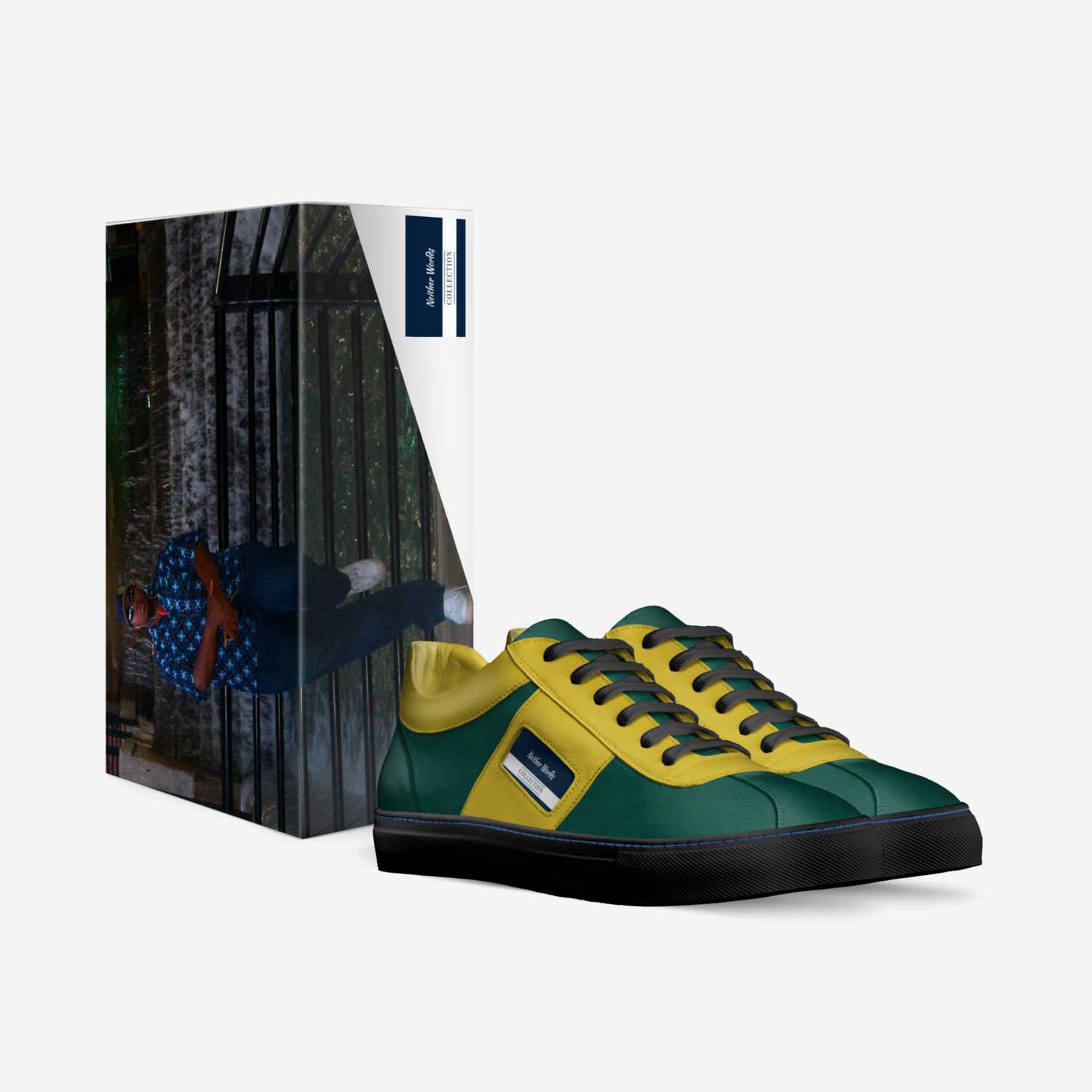 Neither Worlds  custom made in Italy shoes by Azan Brown Ii | Box view