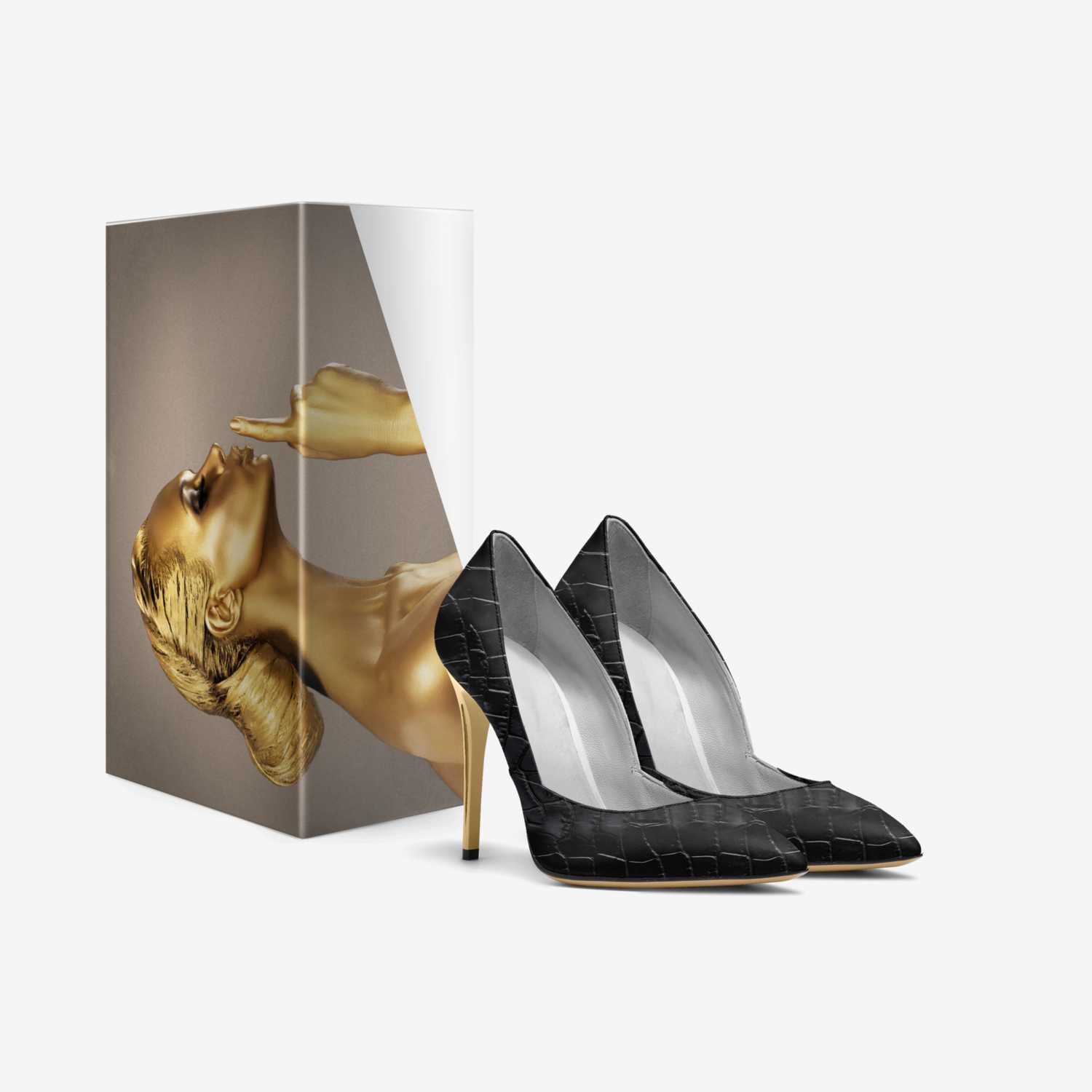 Lariba custom made in Italy shoes by Abigail Awuni | Box view