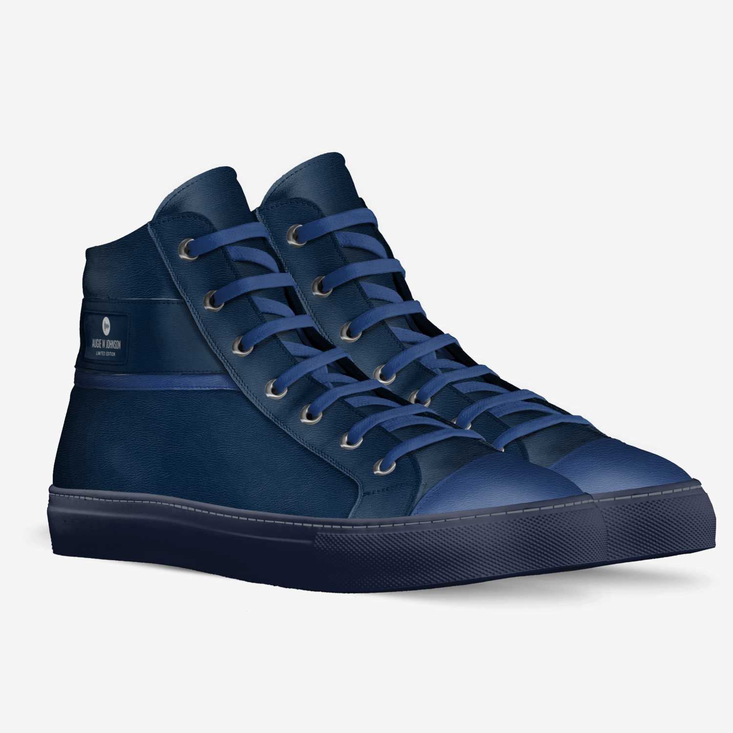 Augie W Johnson custom made in Italy shoes by Tishema Johnson Cromwell | Double view