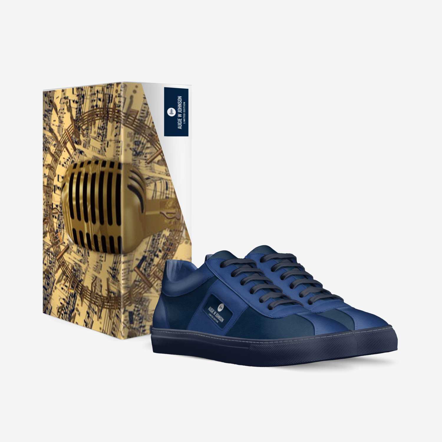 Augie W Johnson custom made in Italy shoes by Tishema Johnson Cromwell | Box view