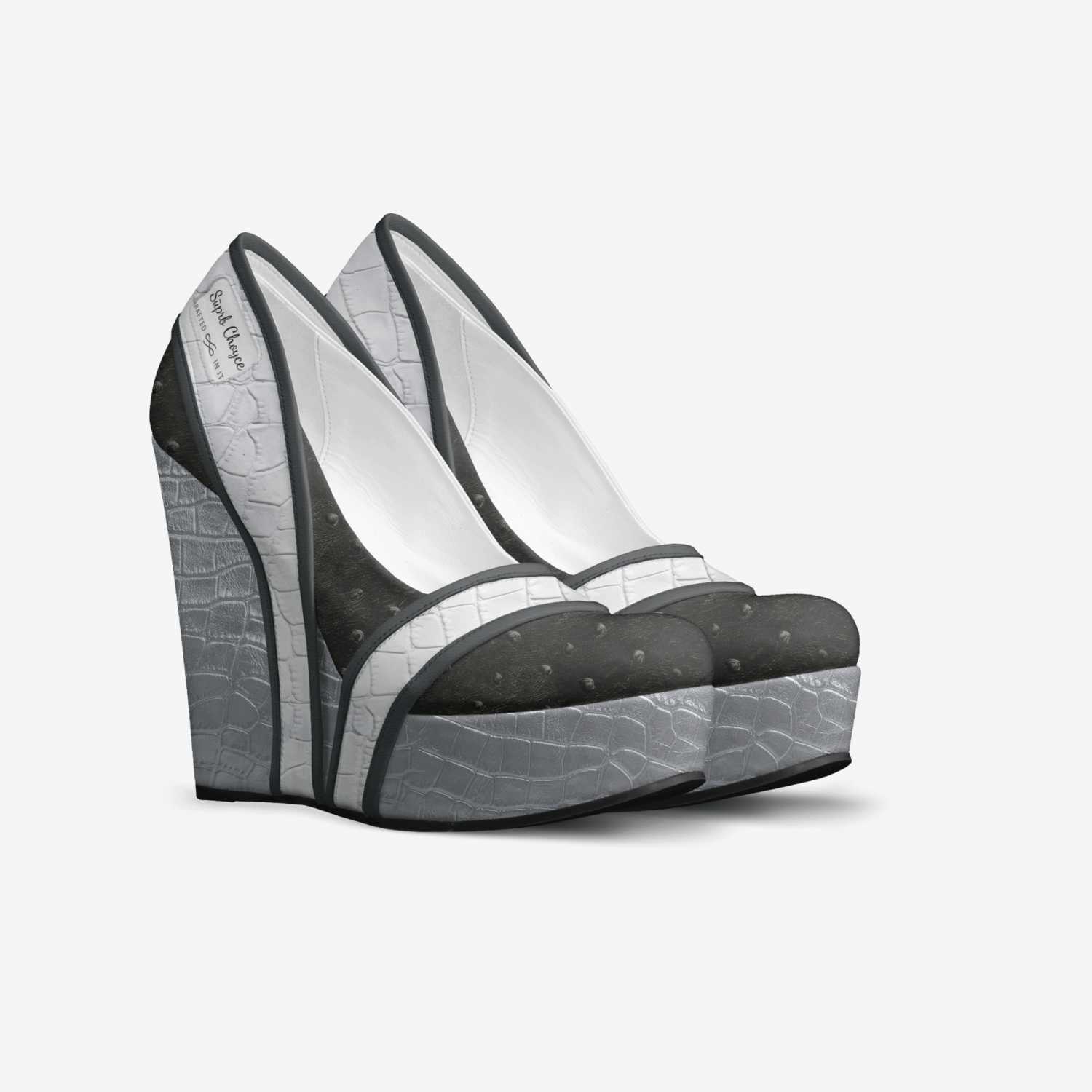 Sūprb Choyce  custom made in Italy shoes by Omari Choyce | Double view