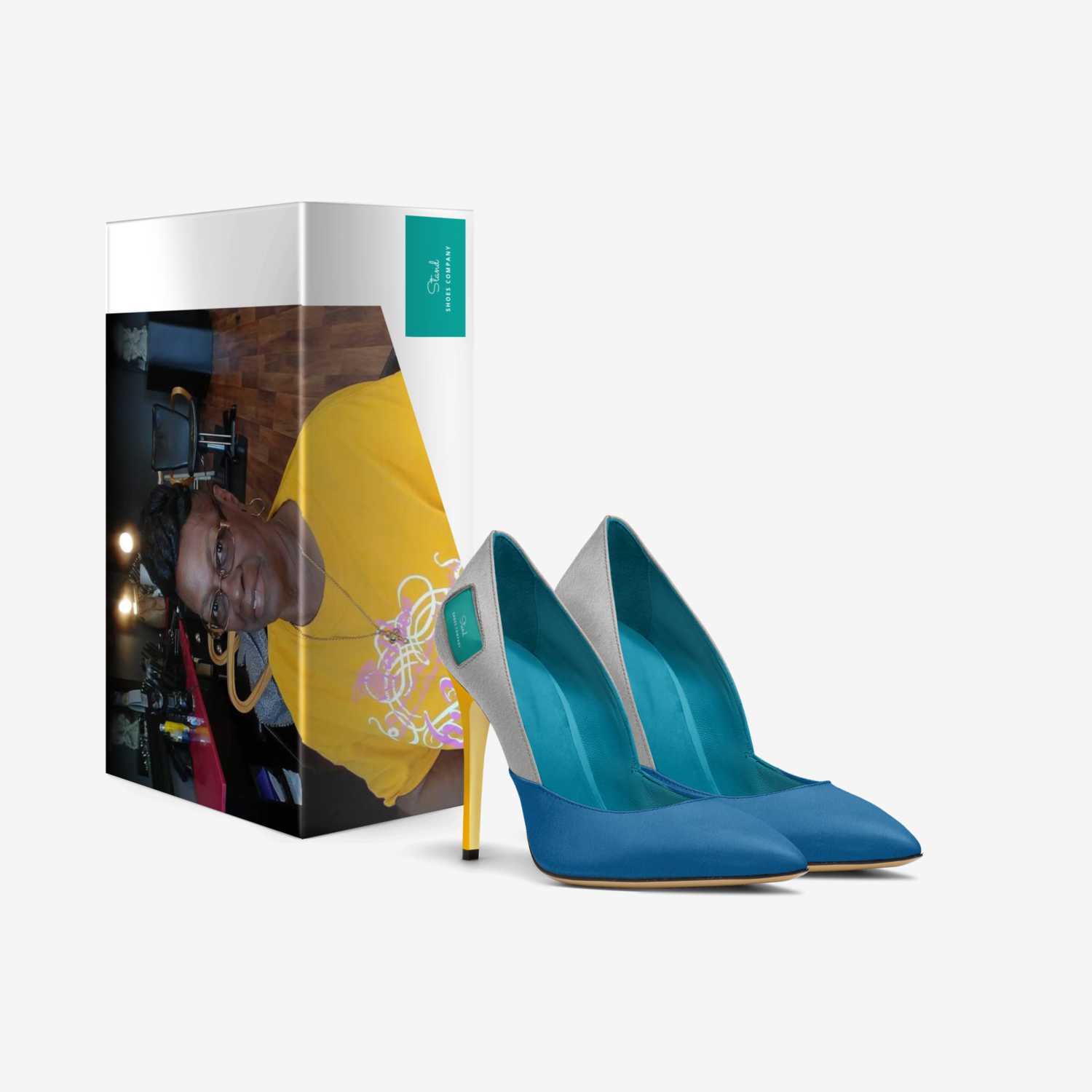Stand custom made in Italy shoes by Tamia Montgomery | Box view