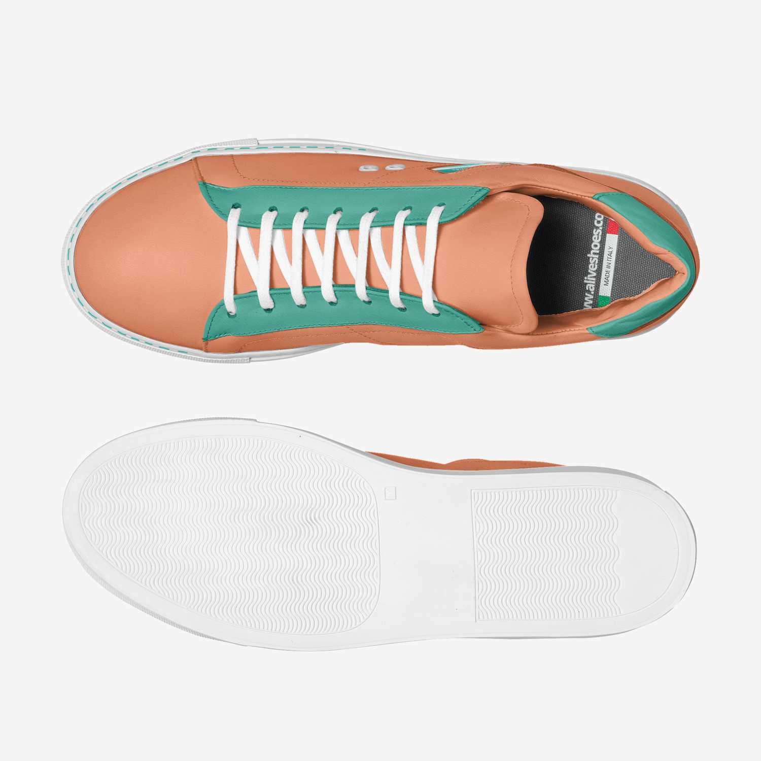 Qua Bandz custom made in Italy shoes by Qua Bandz | Top view