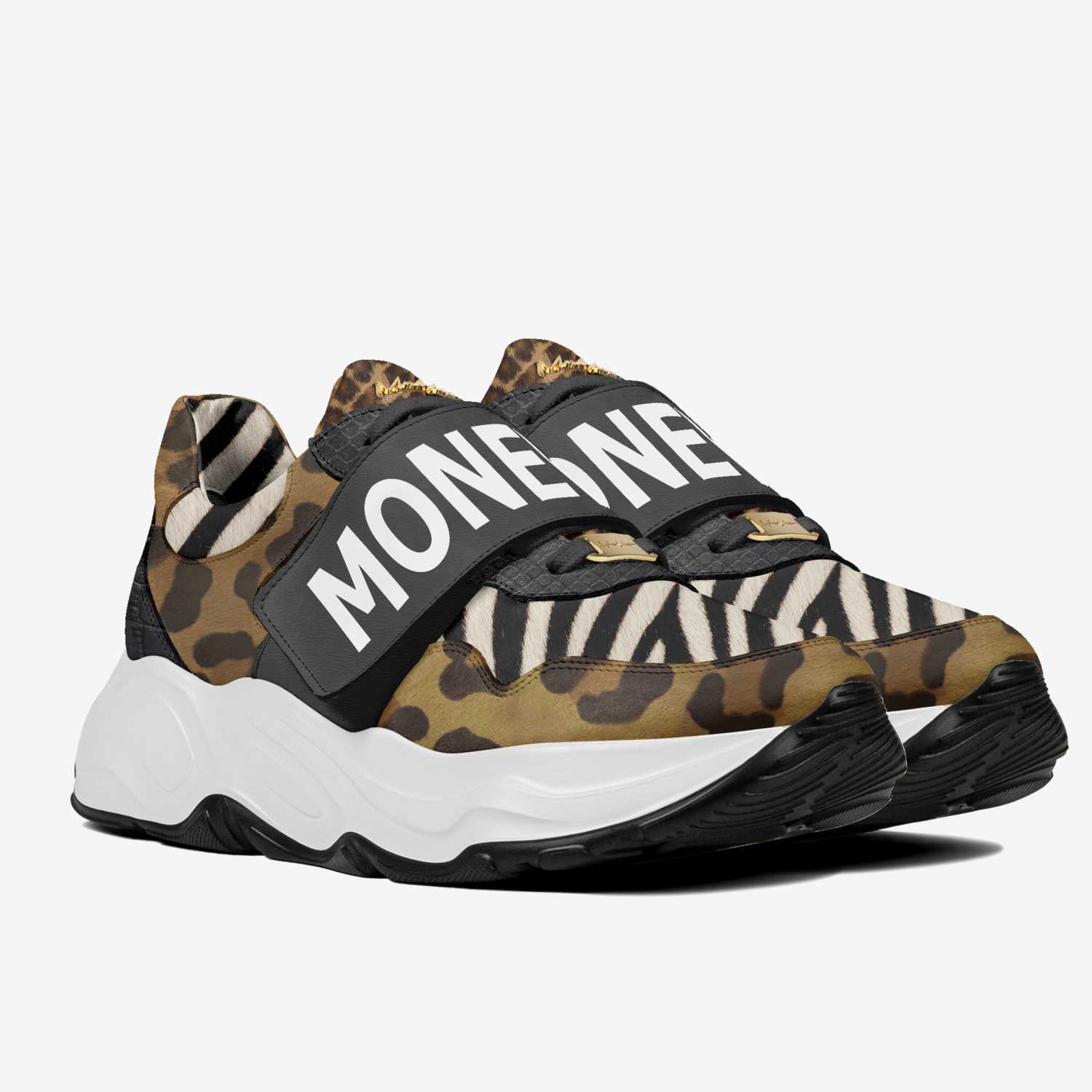 IZ012 custom made in Italy shoes by Moneyatti Brand | Double view