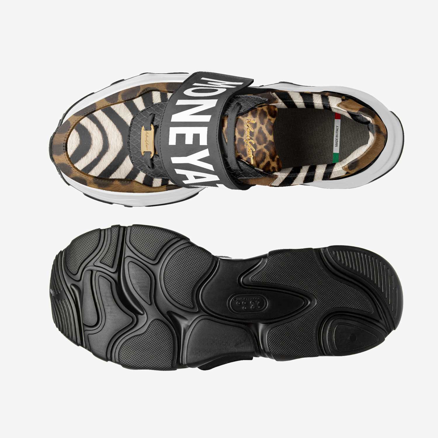IZ012 custom made in Italy shoes by Moneyatti Brand | Top view