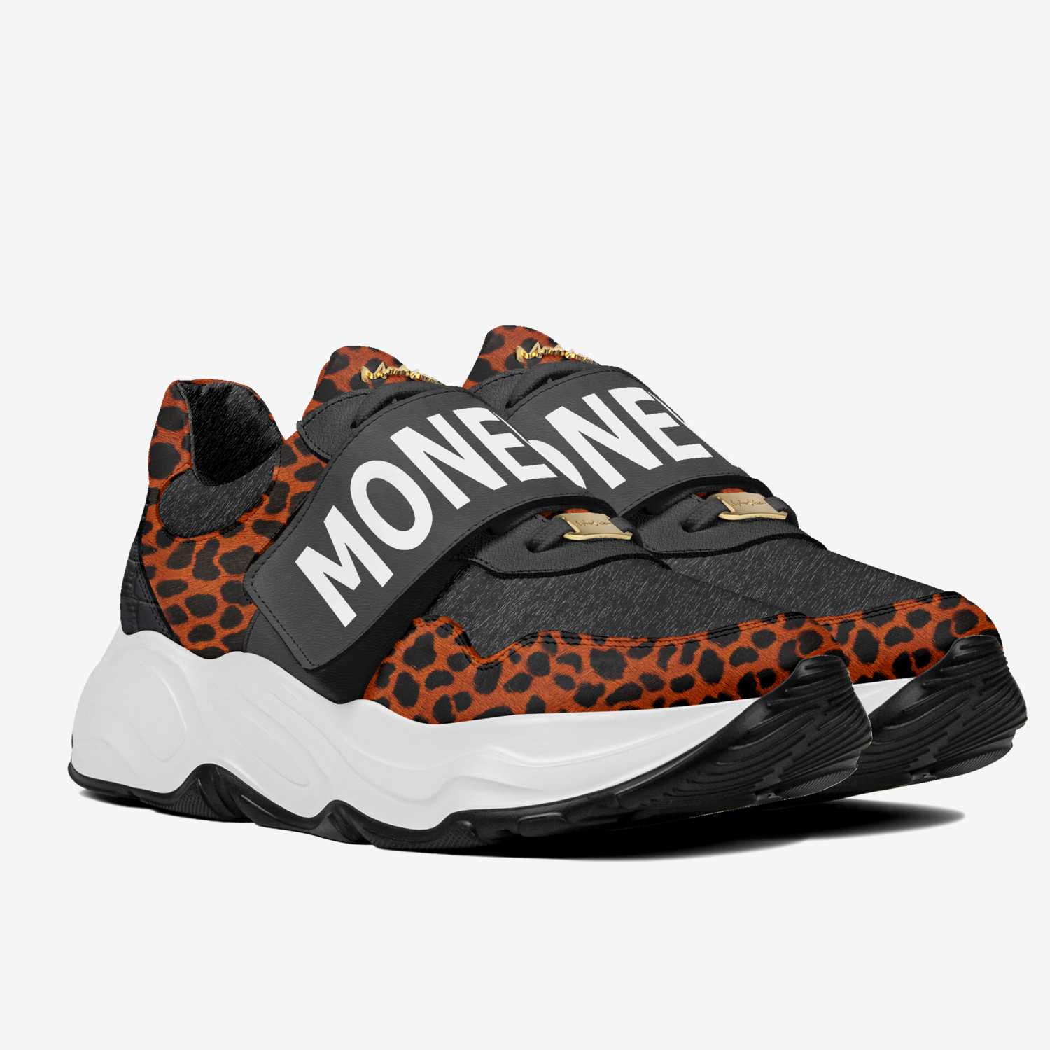 IZ013 custom made in Italy shoes by Moneyatti Brand | Double view