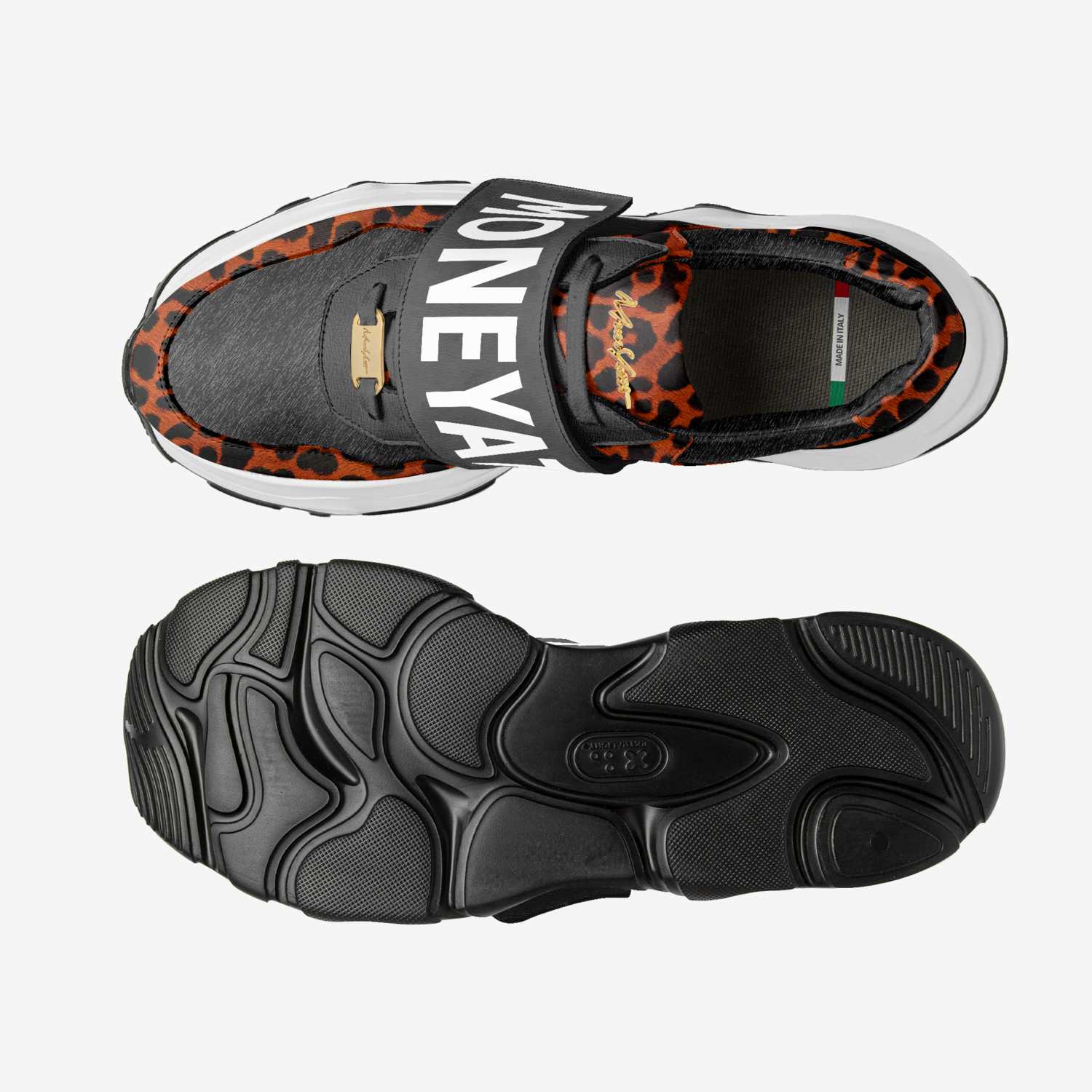 IZ013 custom made in Italy shoes by Moneyatti Brand | Top view