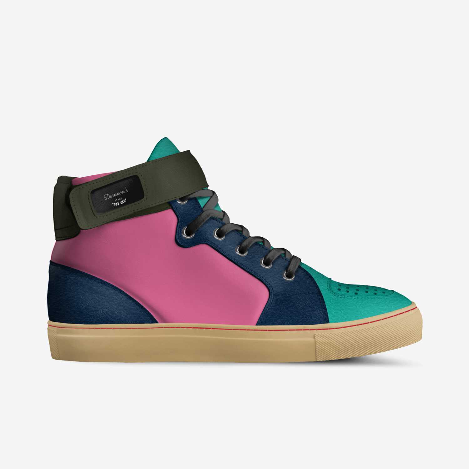 Drennon's  custom made in Italy shoes by Edie Taylor | Side view