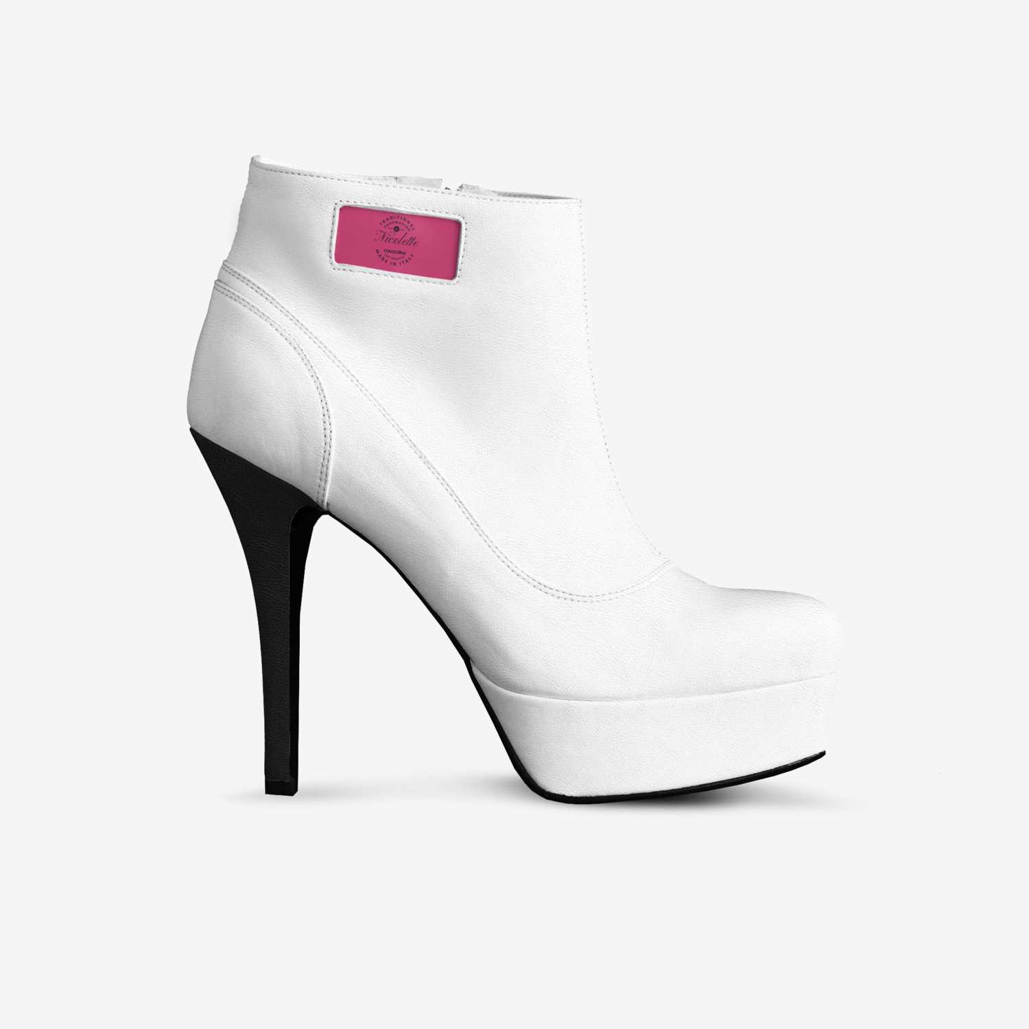 Nicolette custom made in Italy shoes by Nicole Dorsey | Side view
