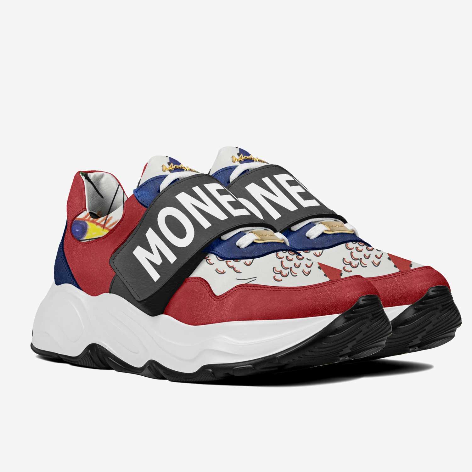 IZ014 custom made in Italy shoes by Moneyatti Brand | Double view