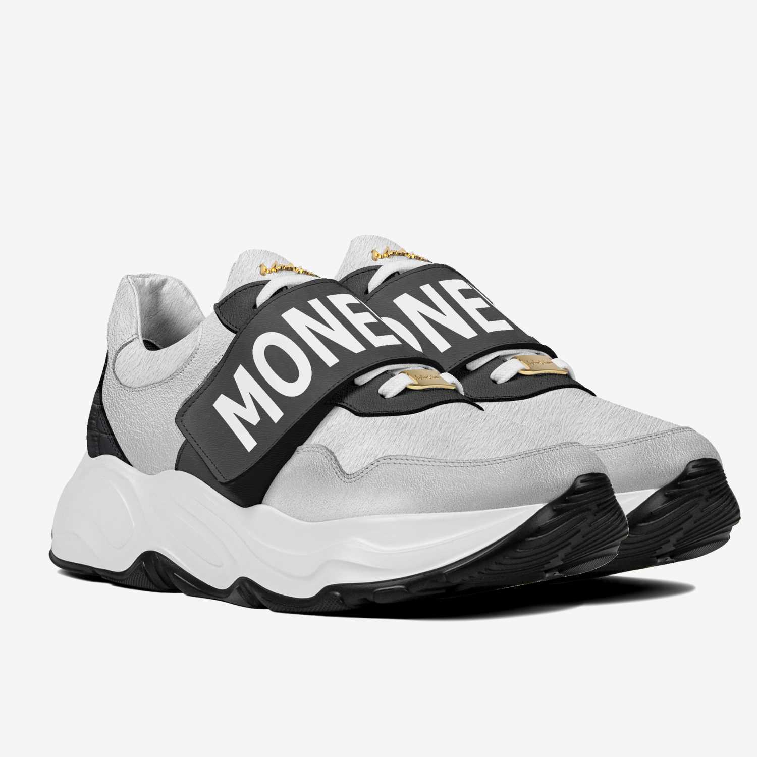 IZ016 custom made in Italy shoes by Moneyatti Brand | Double view