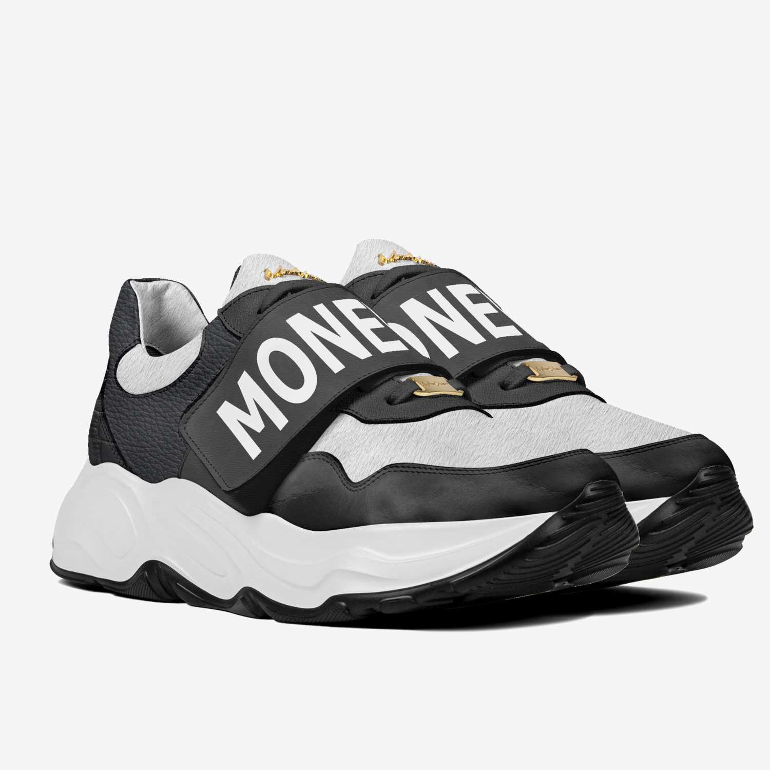 IZ017 custom made in Italy shoes by Moneyatti Brand | Double view