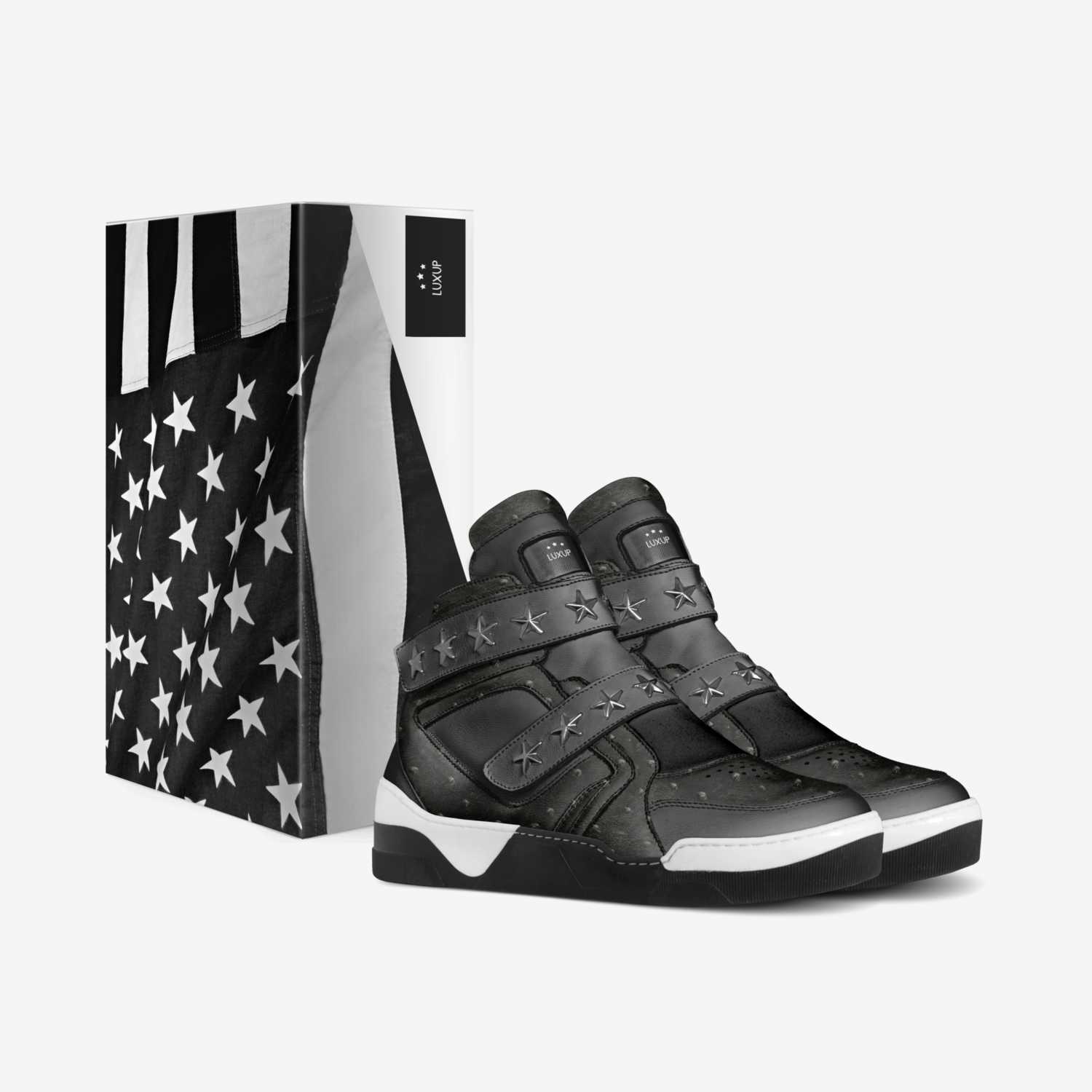 Luxup custom made in Italy shoes by Dwayne White | Box view