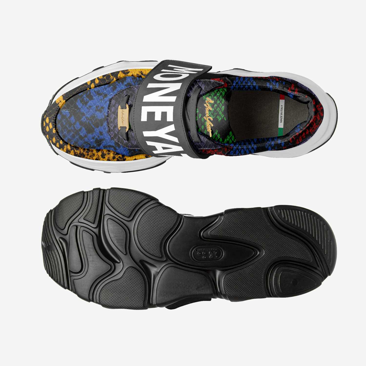 IZ028 custom made in Italy shoes by Moneyatti Brand | Top view