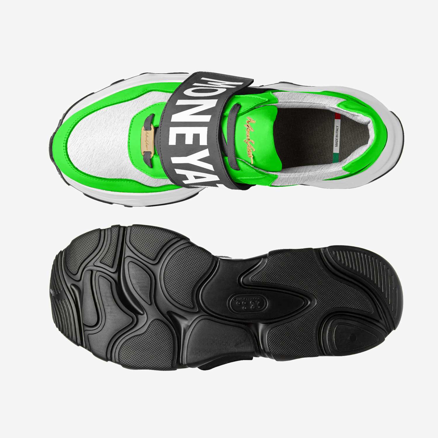 IZ036 custom made in Italy shoes by Moneyatti Brand | Top view