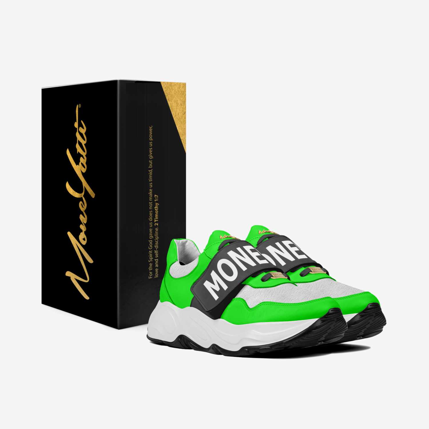IZ036 custom made in Italy shoes by Moneyatti Brand | Box view