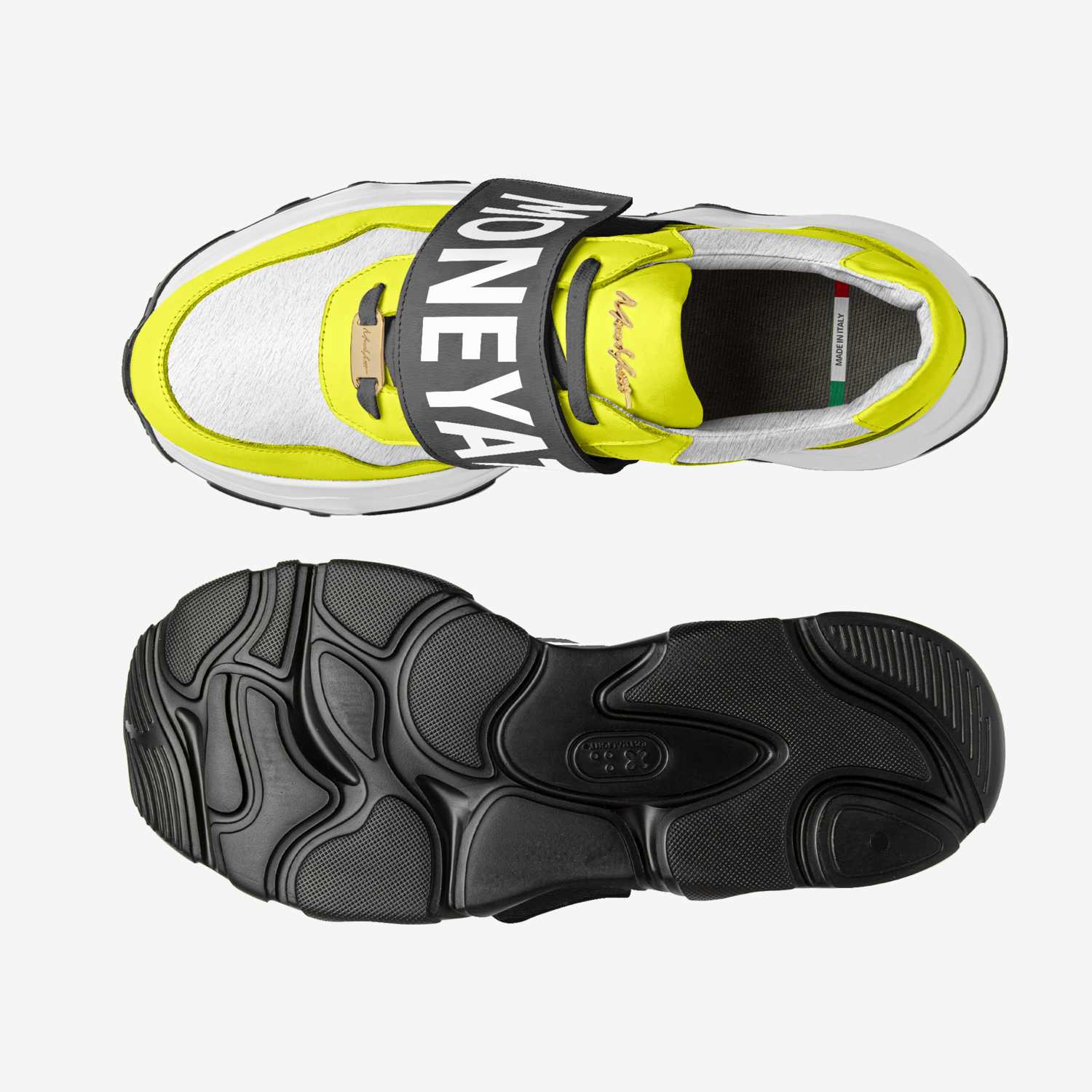 IZ037 custom made in Italy shoes by Moneyatti Brand | Top view